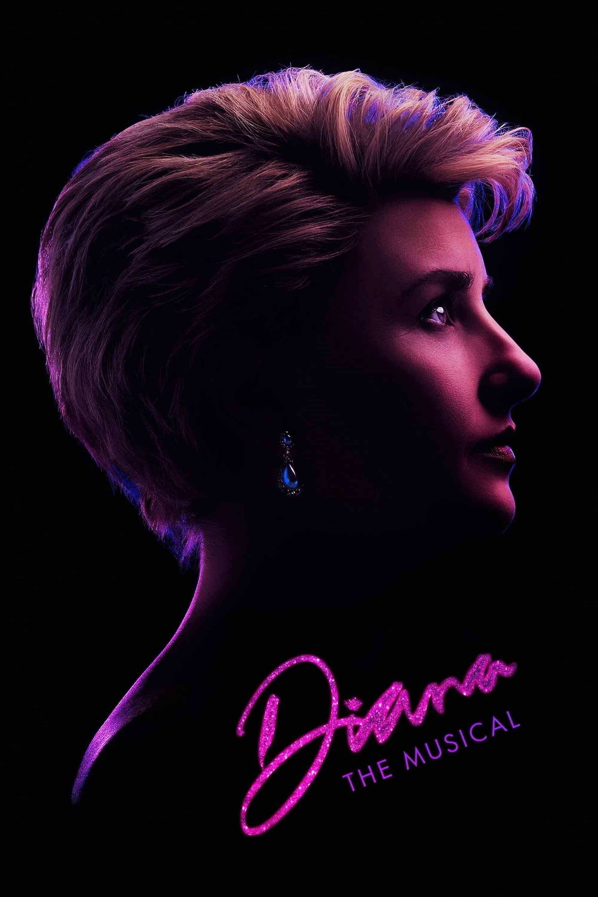 Poster chính thức của phim Phim Lịch Sử, Phim Tình Cảm "Diana: Nhạc Kịch" (Diana: The Musical - 2021), với sự tham gia của diễn viên Jeanna De Waal và Roe Hartrampf.