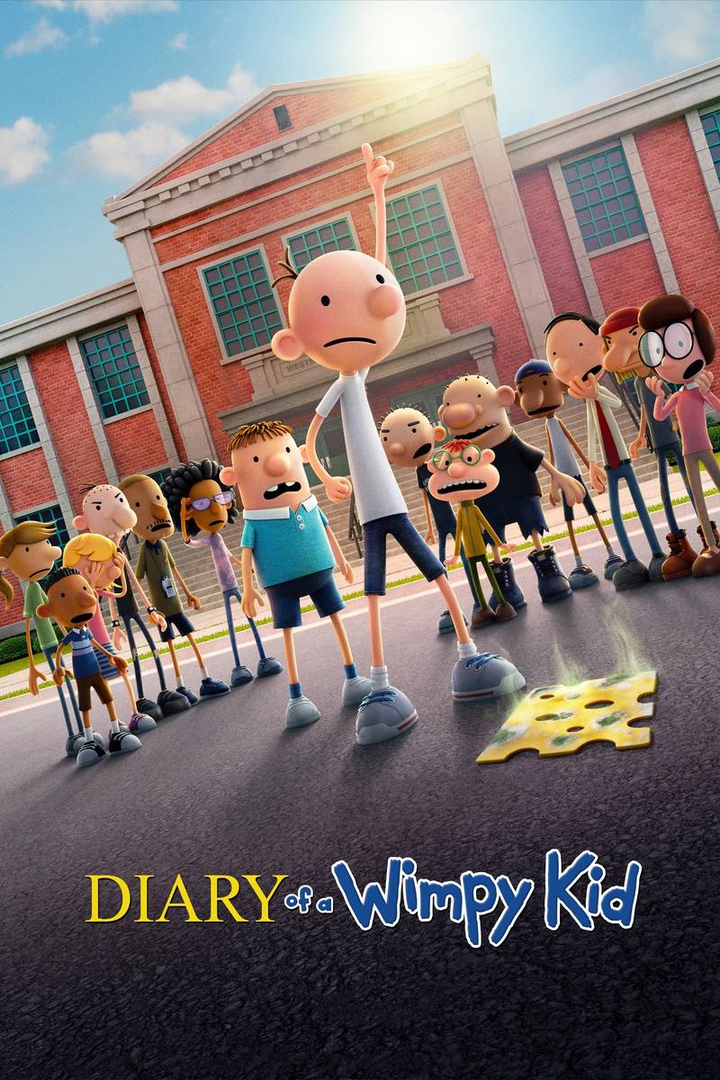 Poster chính thức của phim Phim Hoạt Hình, Phim Hài "Diary of a Wimpy Kid" (Diary of a Wimpy Kid - 2021), với sự tham gia của diễn viên Brady Noon và Ethan William Childress.