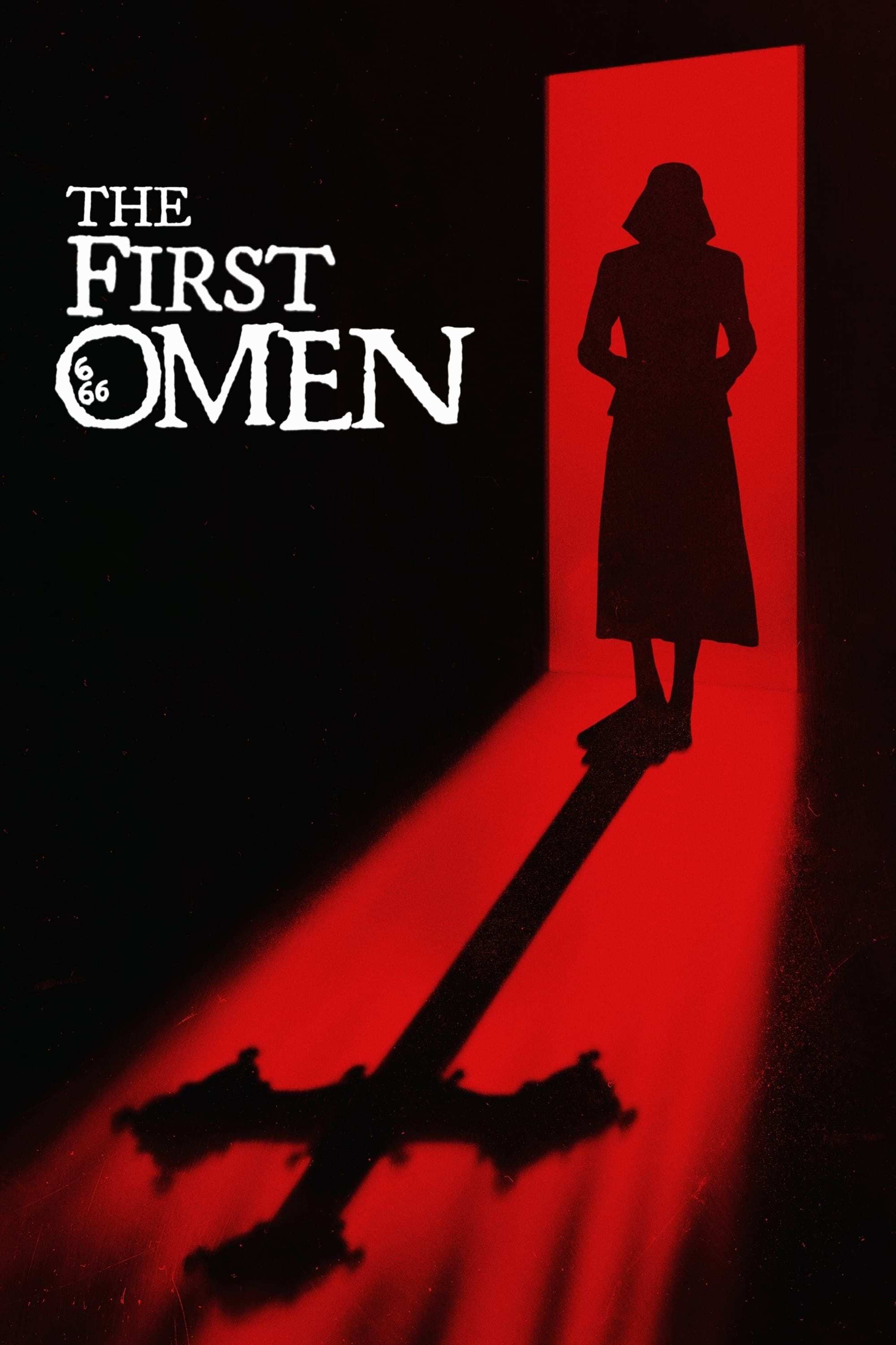 Poster chính thức của phim Phim Kinh Dị "Điềm Báo Của Quỷ" (The First Omen - 2024), với sự tham gia của diễn viên Nell Tiger Free và Ralph Ineson.