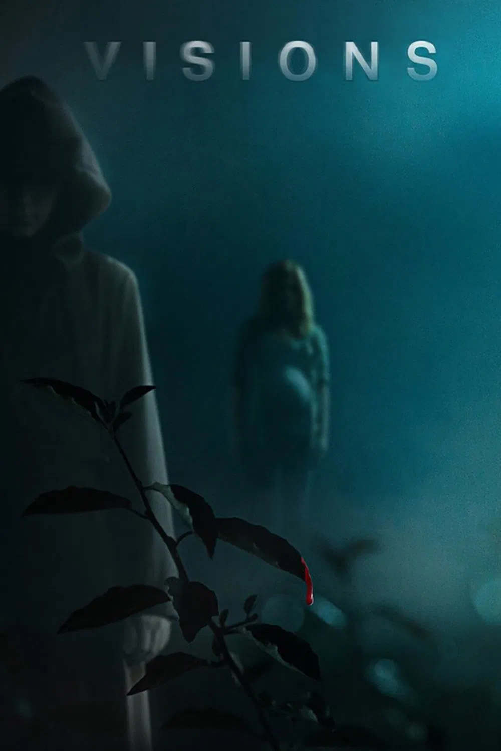 Poster chính thức của phim Phim Kinh Dị, Phim Bí Ẩn "Điềm Báo Kinh Hoàng" (Visions - 2015), với sự tham gia của diễn viên Anson Mount và Isla Fisher.