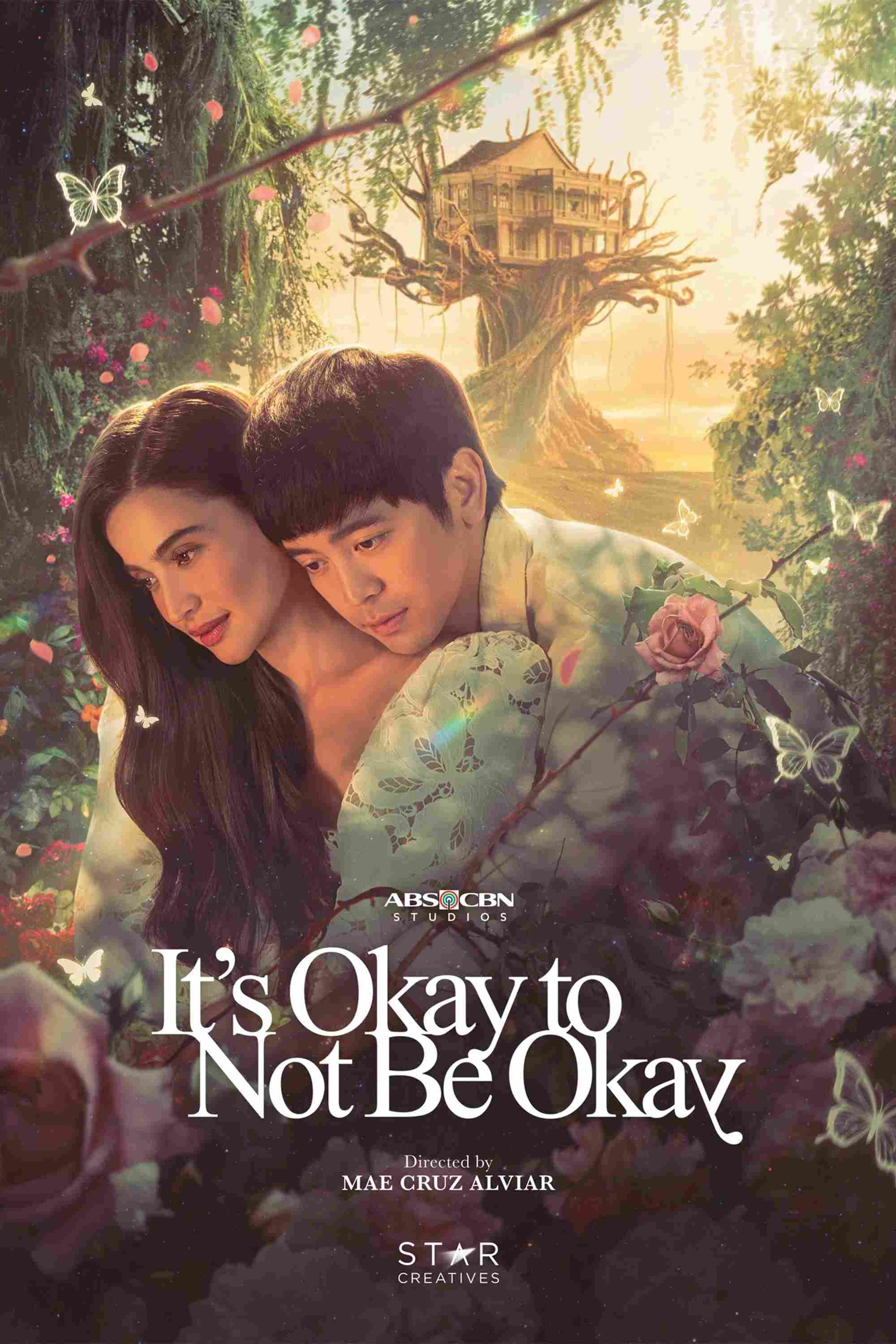 Poster chính thức của phim Phim Tâm Lý, Phim Hài "Điên Thì Có Sao (Bản Philippin)" (It's Okay to Not Be Okay - 2025), với sự tham gia của diễn viên Anne Curtis và Joshua Garcia.