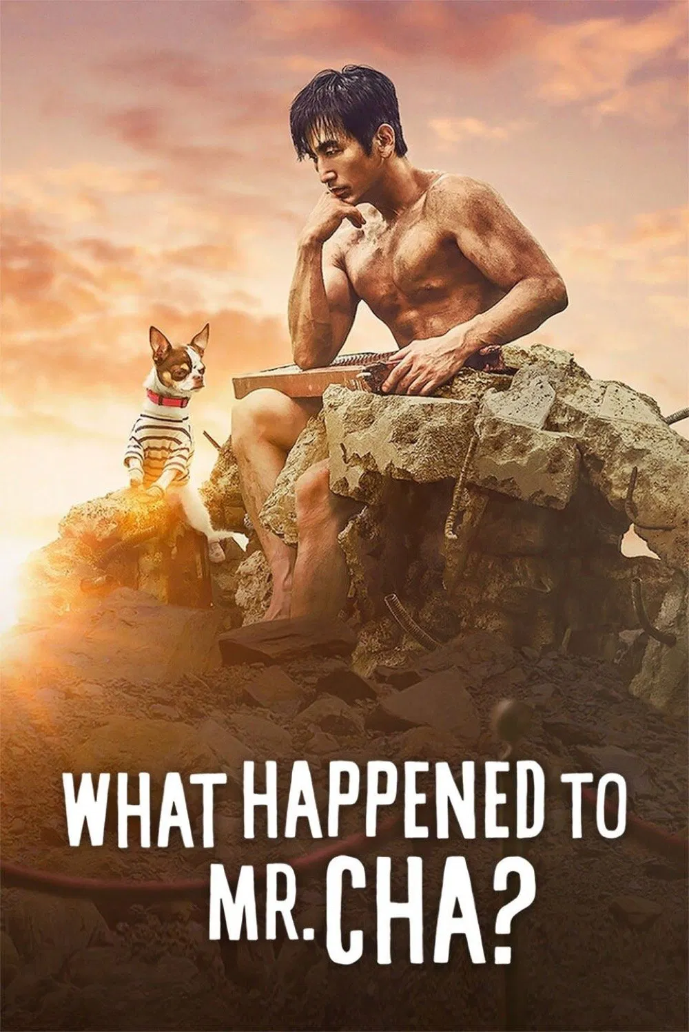 Poster chính thức của phim Phim Hài "Diễn Viên Cha Sao Vậy?" (What Happened to Mr. Cha? - 2021), với sự tham gia của diễn viên Cha In-pyo và Jo Dal-hwan.