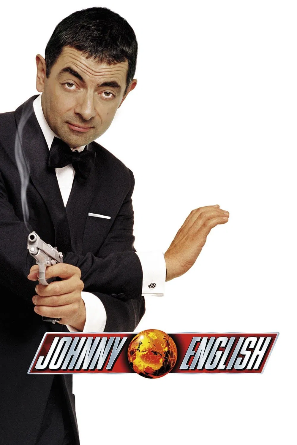Poster chính thức của phim Phim Phiêu Lưu, Phim Hành Động "Điệp Viên Không Không Thấy" (Johnny English - 2003), với sự tham gia của diễn viên Rowan Atkinson và Natalie Imbruglia.