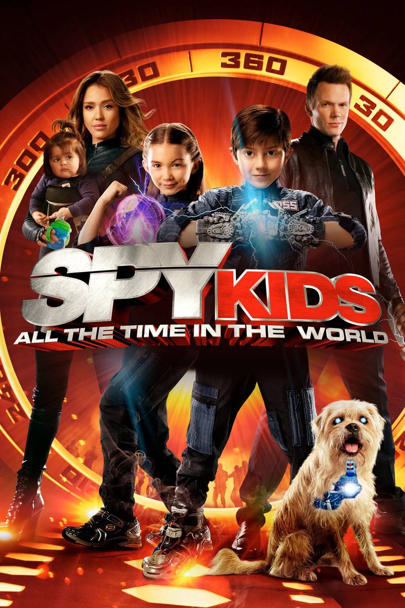 Poster chính thức của phim Phim Gia Đình, Phim Hài "Điệp Viên Nhí 4: Kẻ Cắp Thời Gian" (Spy Kids: All the Time in the World - 2011), với sự tham gia của diễn viên Jessica Alba và Joel McHale.