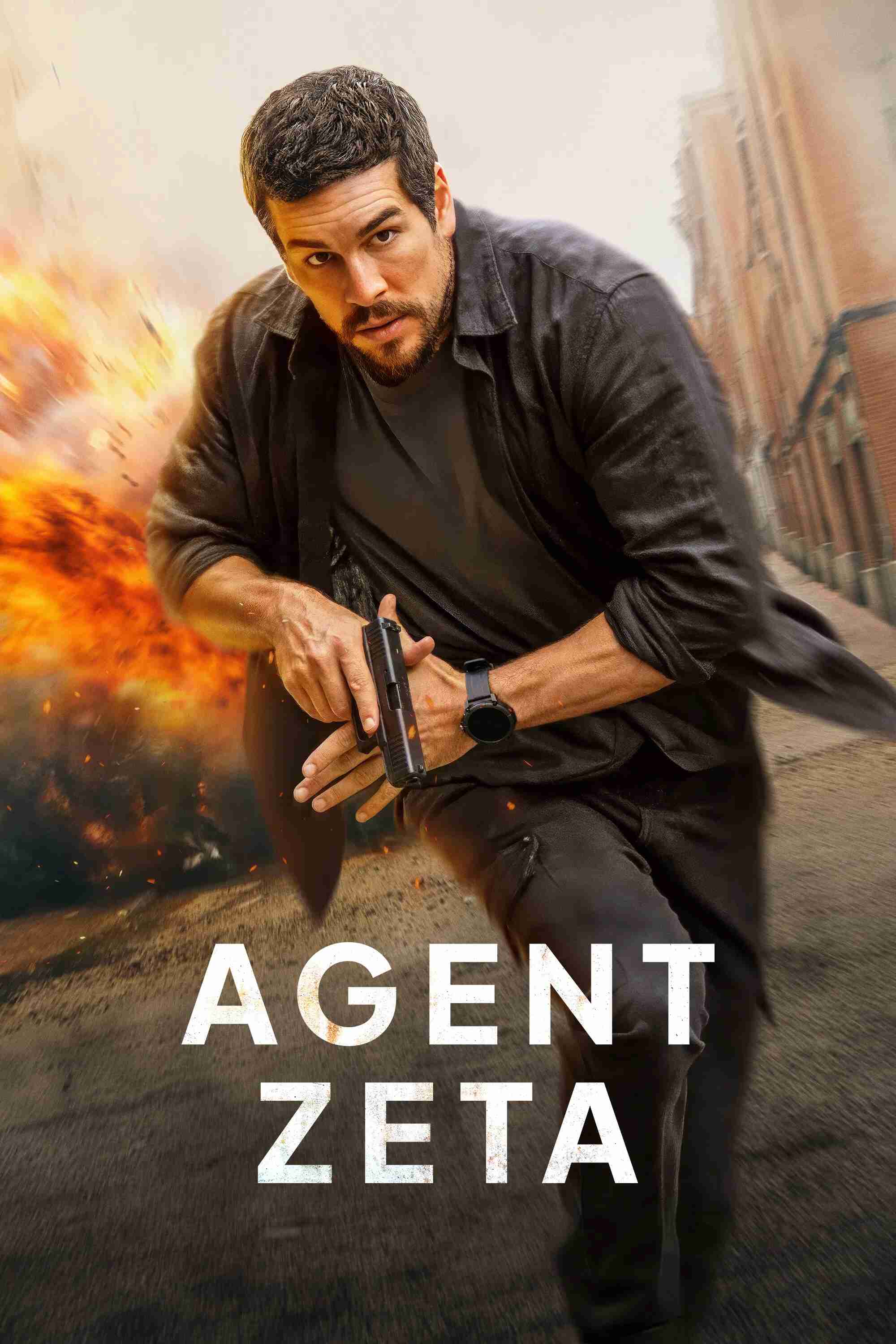 Poster chính thức của phim Phim Tâm Lý, Phim Giật Gân "Điệp Viên Zeta" (Agent Zeta - 2026), với sự tham gia của diễn viên Mario Casas và Mariela Garriga.