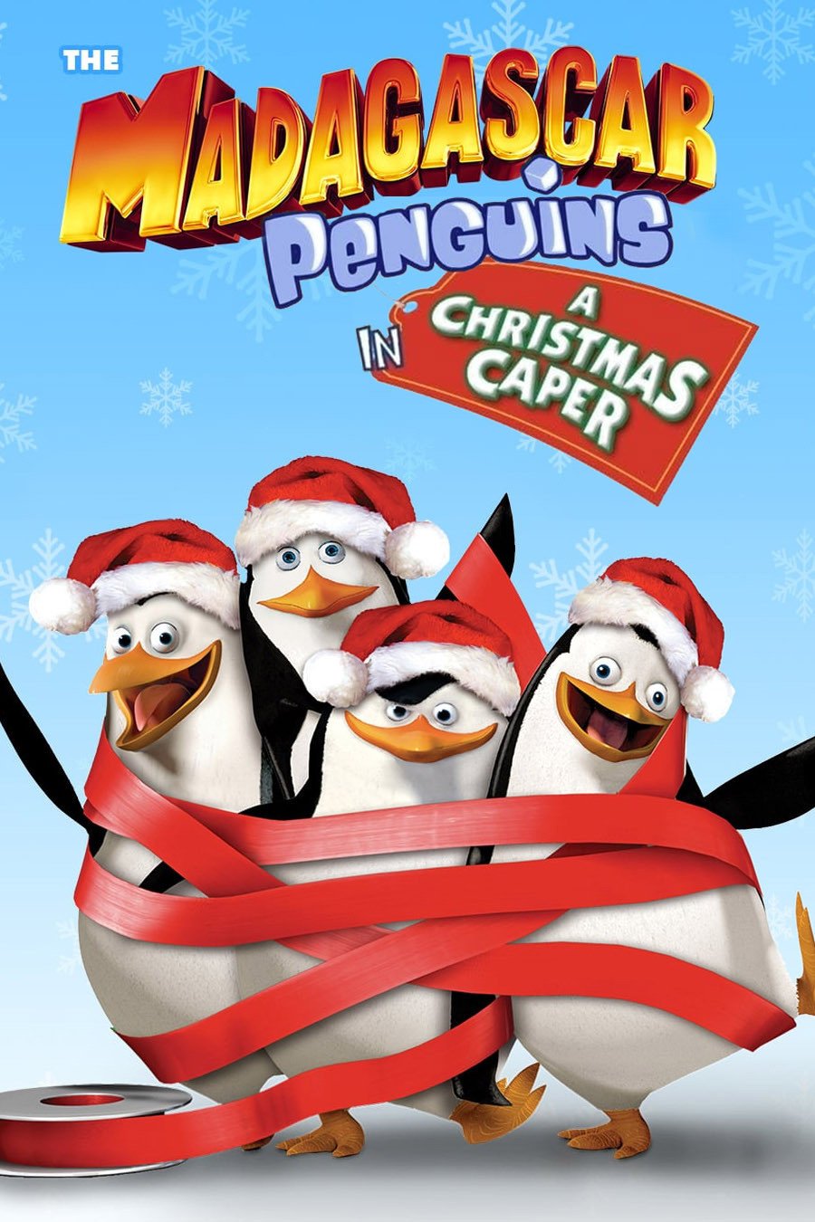 Poster chính thức của phim Phim Hoạt Hình, Phim Hài "Điệp Vụ Giáng Sinh" (The Madagascar Penguins in a Christmas Caper - 2005), với sự tham gia của diễn viên Tom McGrath và Chris Miller.
