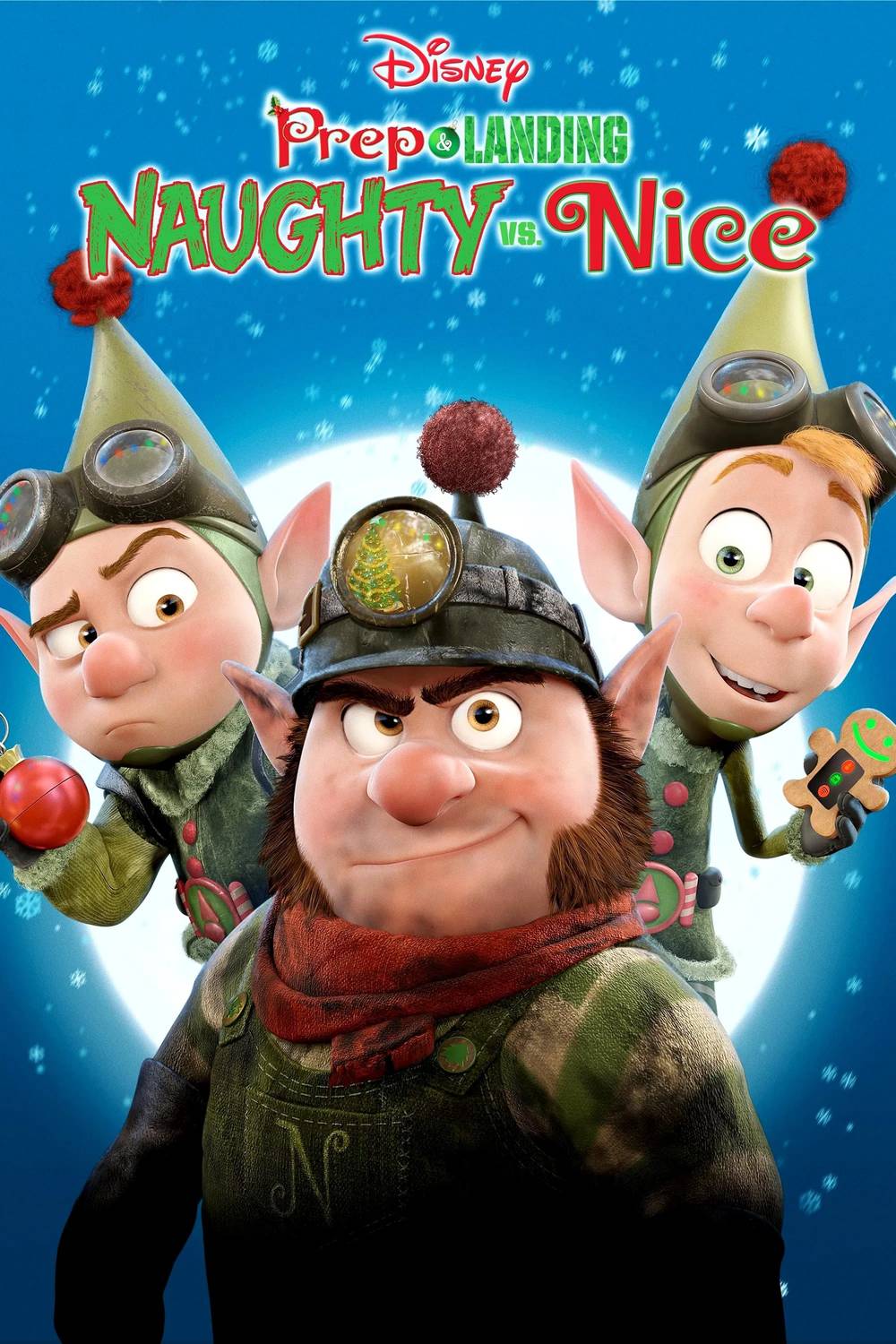 Poster chính thức của phim Phim Hoạt Hình, Phim Hài "Điệp Vụ Phát Quà 2" (Prep & Landing: Naughty vs. Nice - 2011), với sự tham gia của diễn viên Dave Foley và Sarah Chalke.