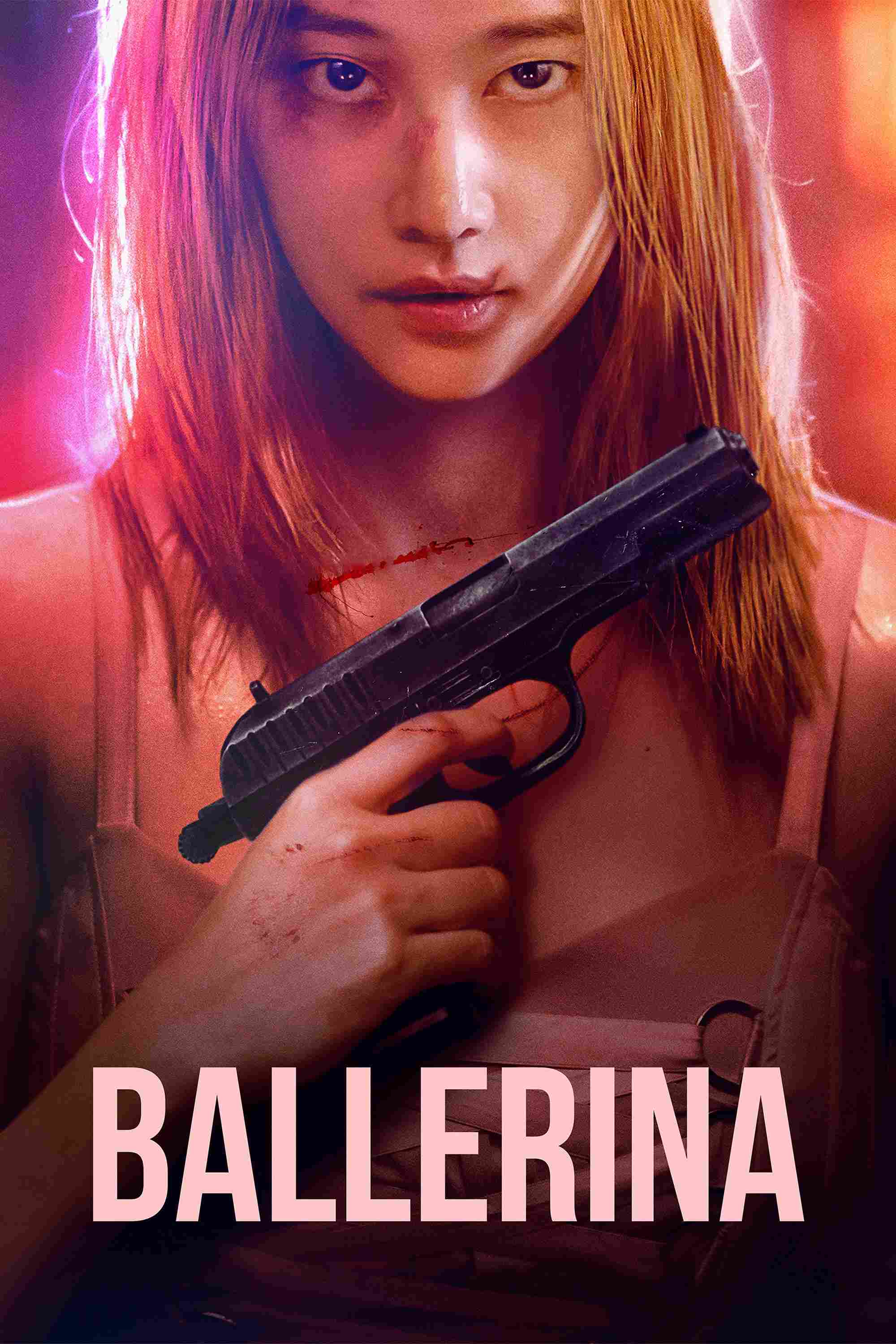 Poster chính thức của phim Phim Hành Động, Phim Giật Gân "Điệu Ba Lê Tử Thần" (Ballerina - 2023), với sự tham gia của diễn viên Jun Jong-seo và Kim Ji-hoon.