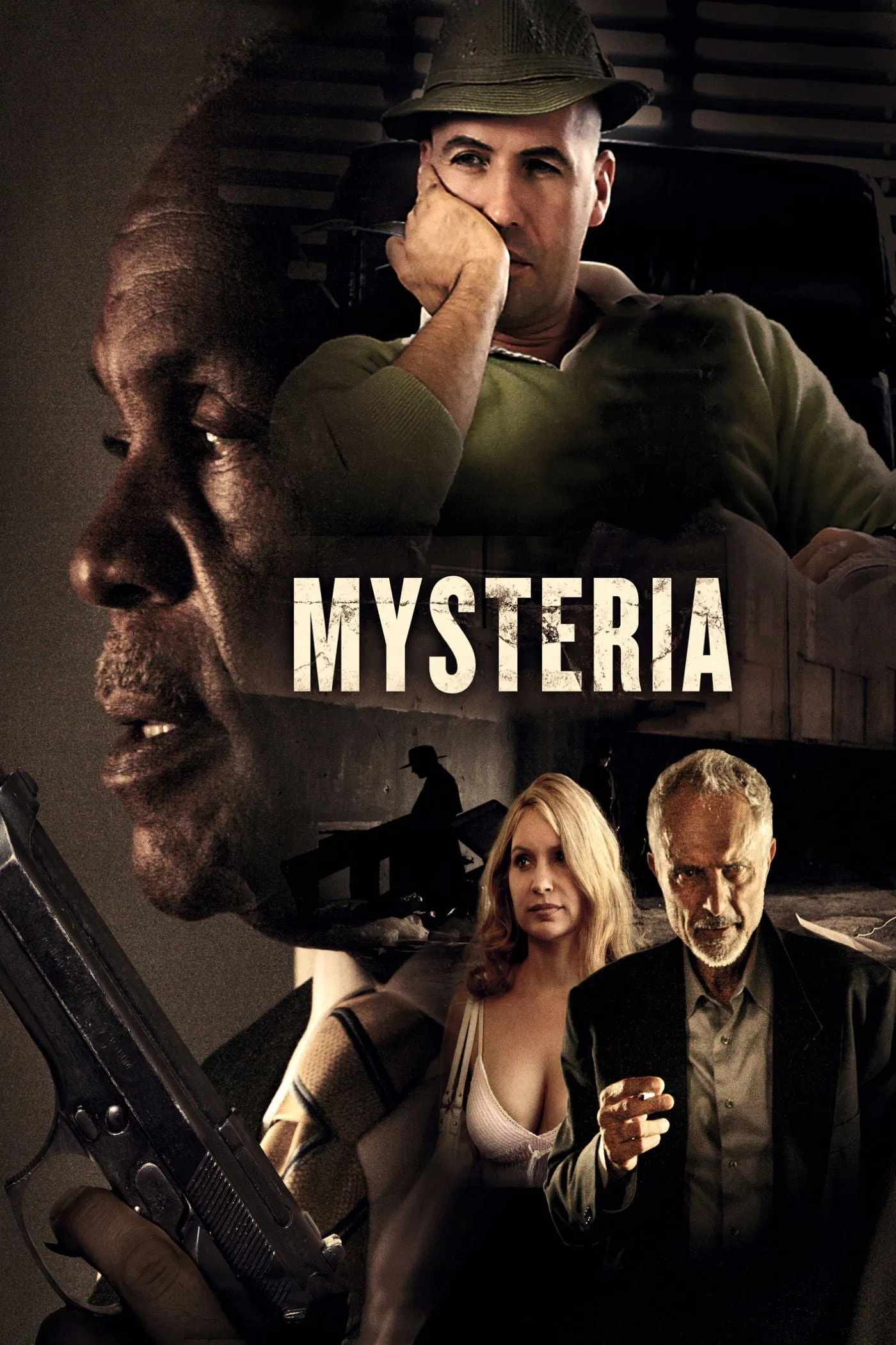 Poster chính thức của phim Phim Bí Ẩn, Phim Tâm Lý "Điều Bí Ẩn" (Mysteria - 2011), với sự tham gia của diễn viên Robert Miano và Danny Glover.