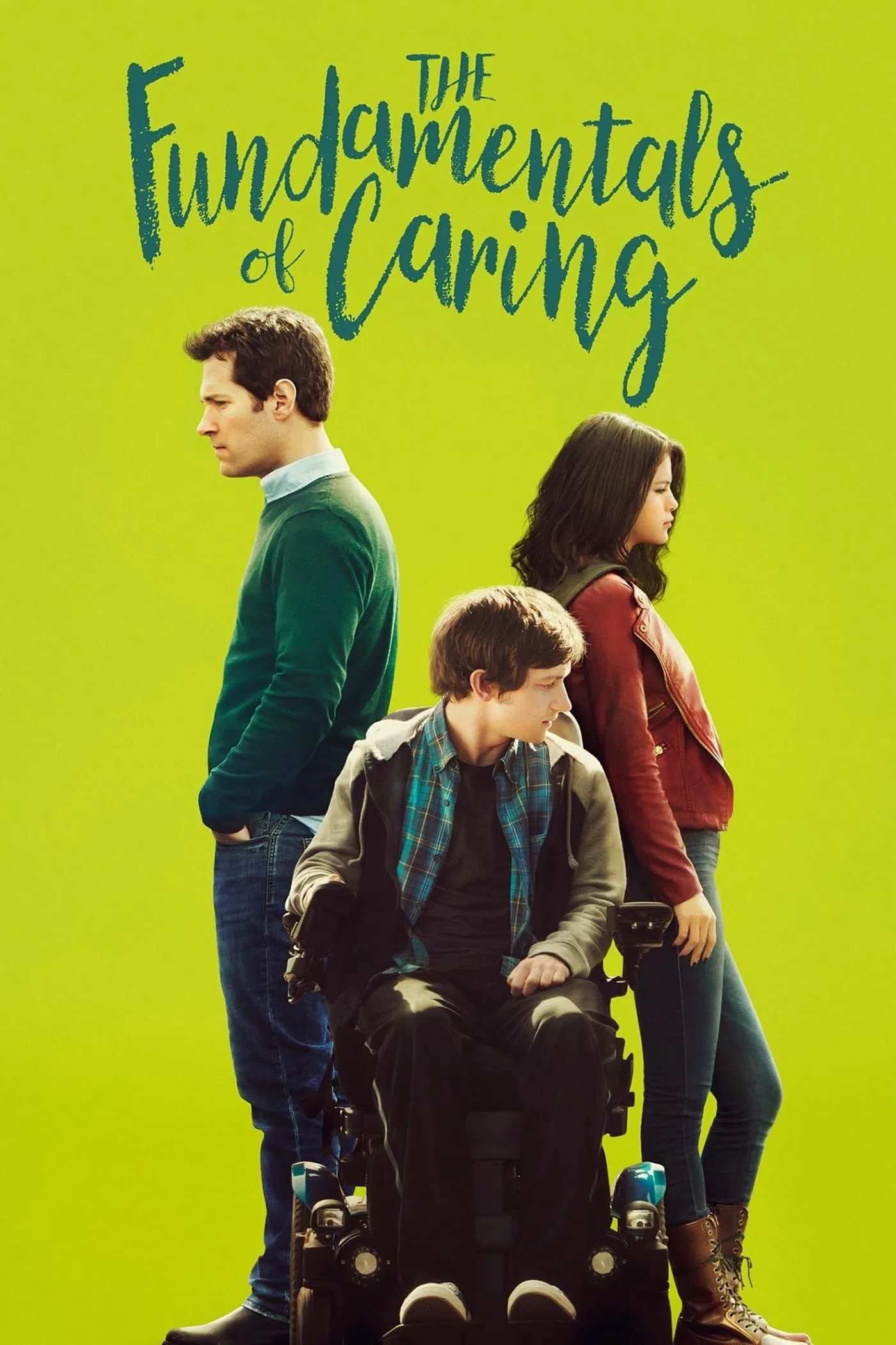 Poster chính thức của phim Phim Hài, Phim Tâm Lý "Điều căn bản của việc quan tâm" (The Fundamentals of Caring - 2016), với sự tham gia của diễn viên Paul Rudd và Craig Roberts.