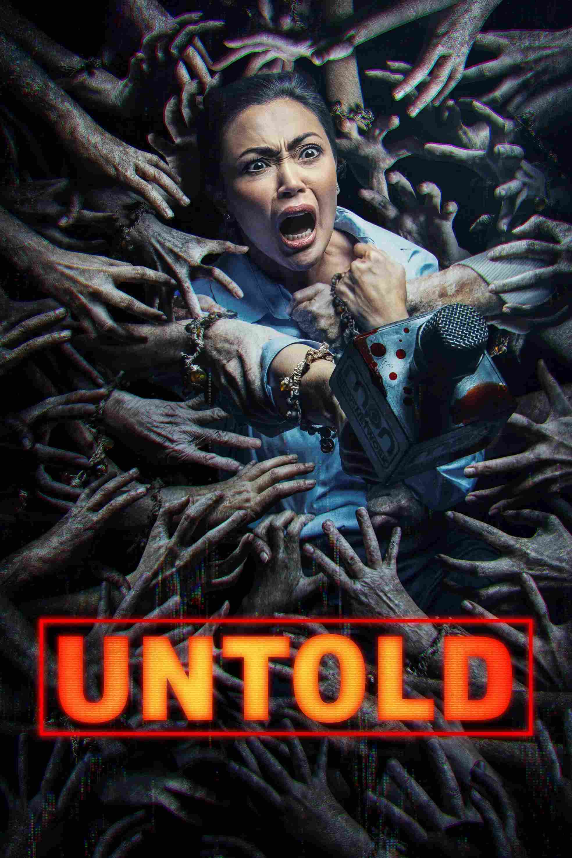 Poster chính thức của phim Phim Kinh Dị "Điều Chưa Kể" (Untold - 2025), với sự tham gia của diễn viên Jodi Sta. Maria và Juan Karlos Labajo.