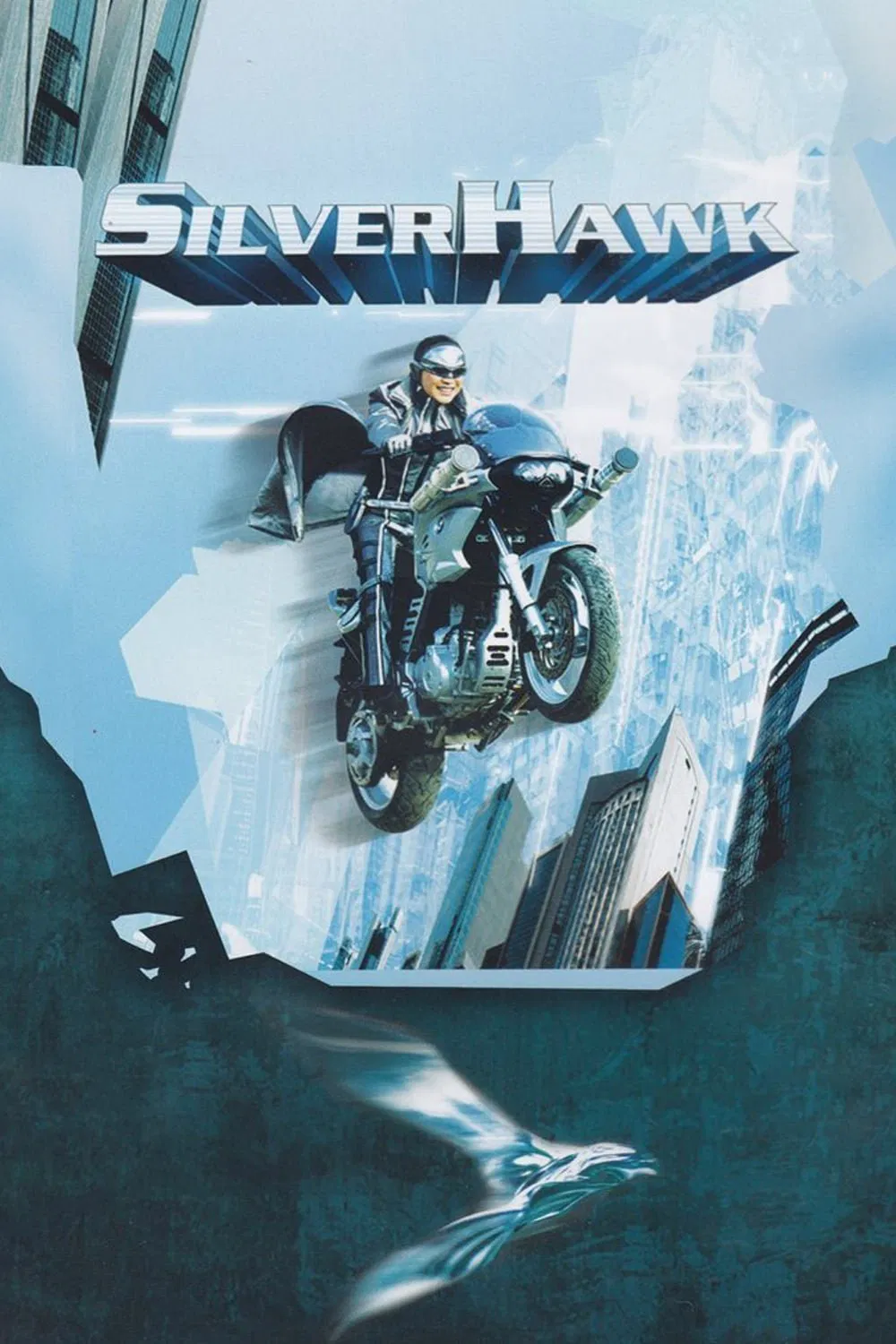 Poster chính thức của phim Phim Viễn Tưởng, Phim Hành Động "Diều Hâu Bạc" (Silver Hawk - 2004), với sự tham gia của diễn viên Dương Tử Quỳnh và Nhậm Hiền Tề.