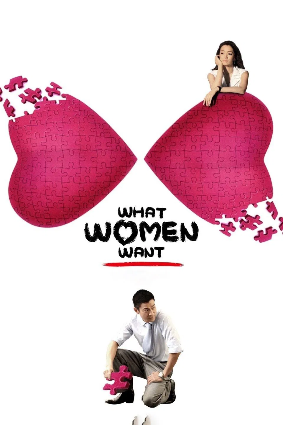 Poster chính thức của phim Phim Hài, Phim Tình Cảm "Điều Nàng Muốn" (What Women Want - 2011), với sự tham gia của diễn viên Lưu Đức Hoa và Củng Lợi.