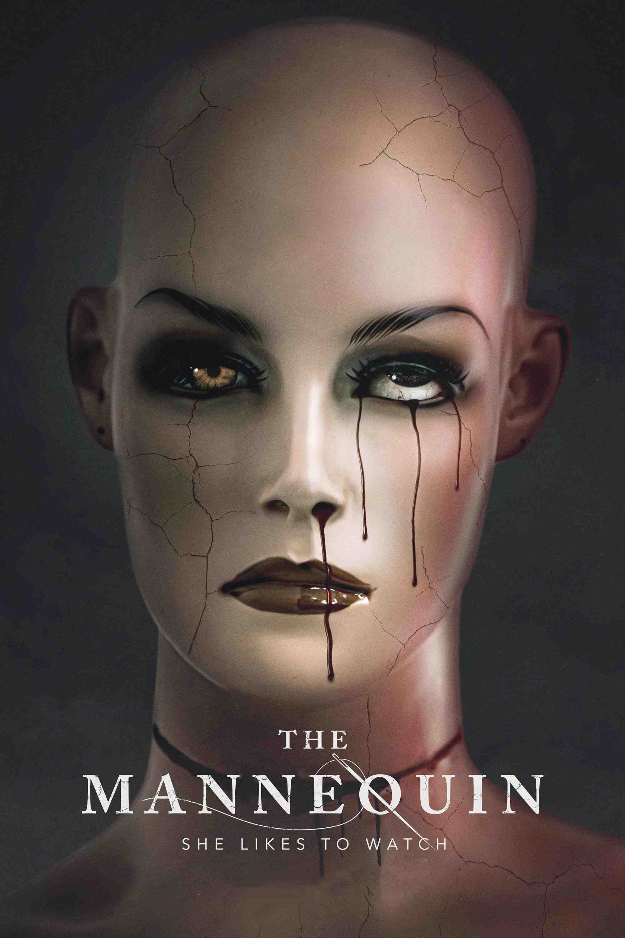 Poster chính thức của phim Phim Kinh Dị, Phim Giật Gân "Điều Tra" (The Mannequin - 2025), với sự tham gia của diễn viên Isabella Gómez và Lindsay LaVanchy.