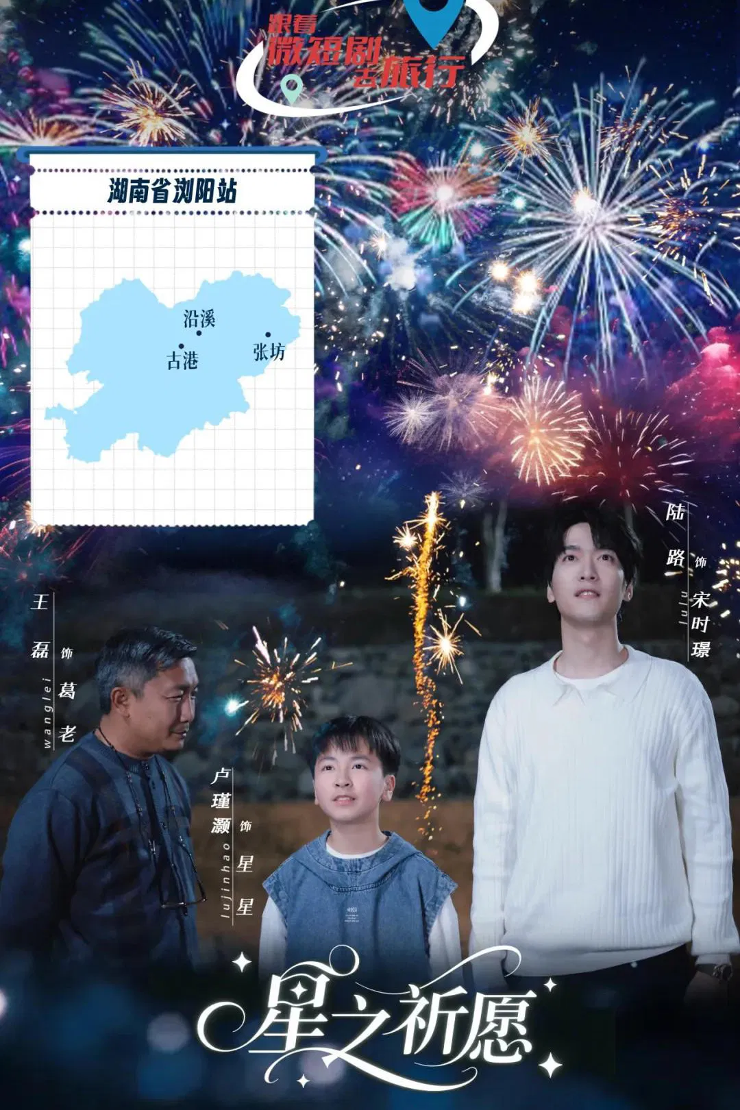 Poster chính thức của phim Phim Tâm Lý "Điều Ước Ngôi Sao" (Star Wish - 2025), với sự tham gia của diễn viên Lu Lu.