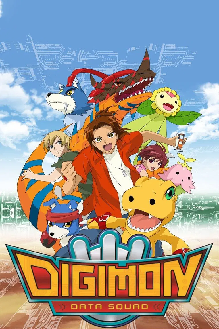 Poster chính thức của phim Phim Hoạt Hình, Phim Hành Động & Phiêu Lưu "Digimon Savers" (Digimon Data Squad - 2006), với sự tham gia của diễn viên Soichiro Hoshi và Taiki Matsuno.
