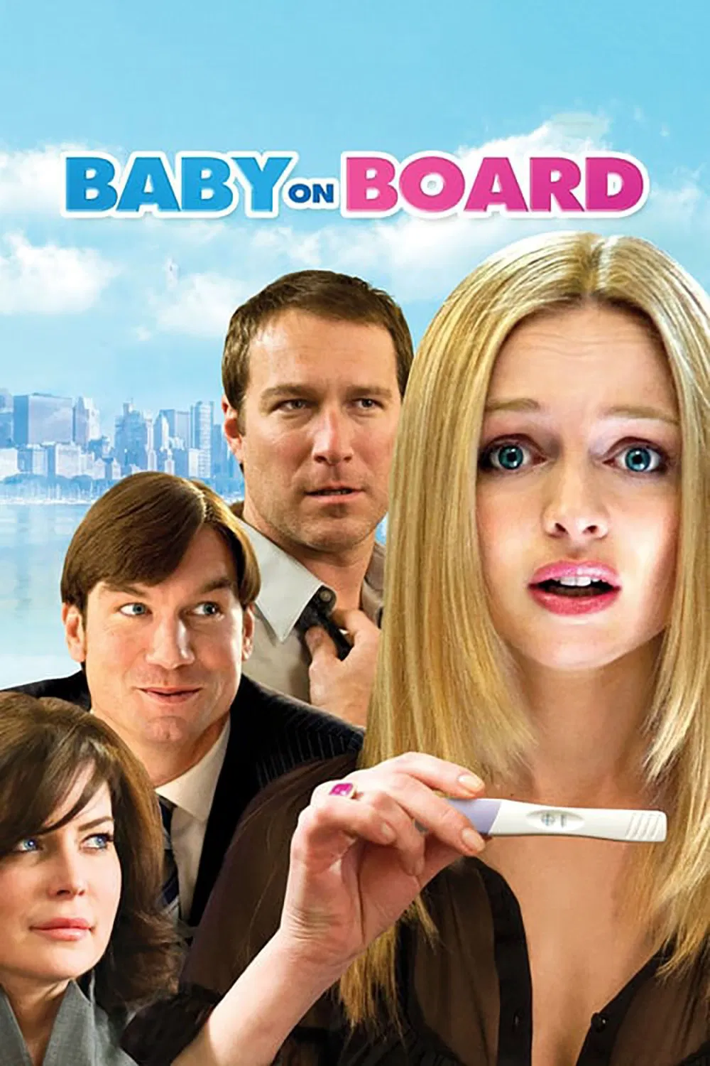 Poster chính thức của phim Phim Hài, Phim Tình Cảm "Dính Bầu" (Baby on Board - 2009), với sự tham gia của diễn viên Heather Graham và Jerry O'Connell.