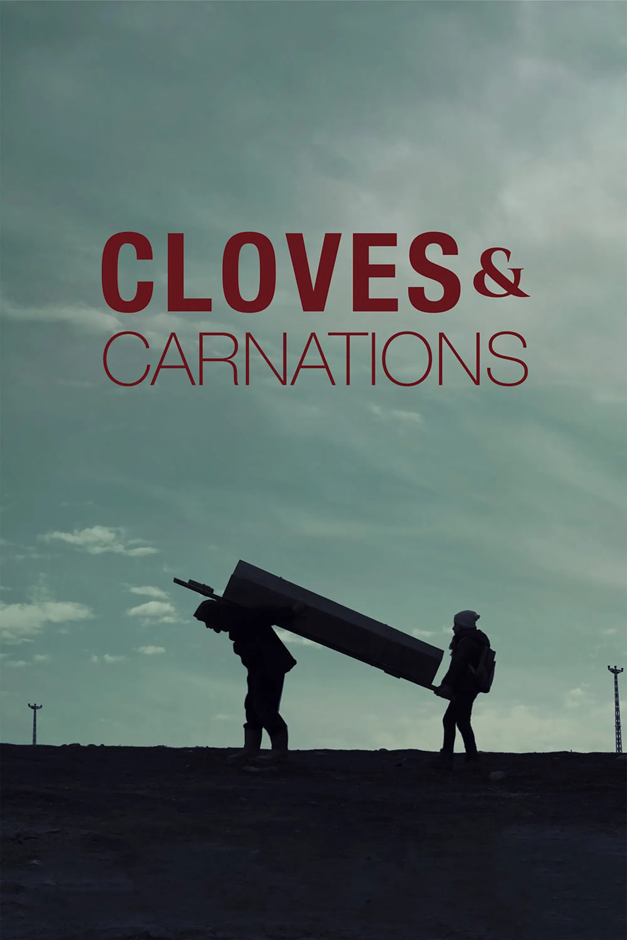 Poster chính thức của phim Phim Tâm Lý "Đinh Hương Và Cẩm Chướng" (Cloves & Carnations - 2024), với sự tham gia của diễn viên Demir Parscan và Bahadır Efe.