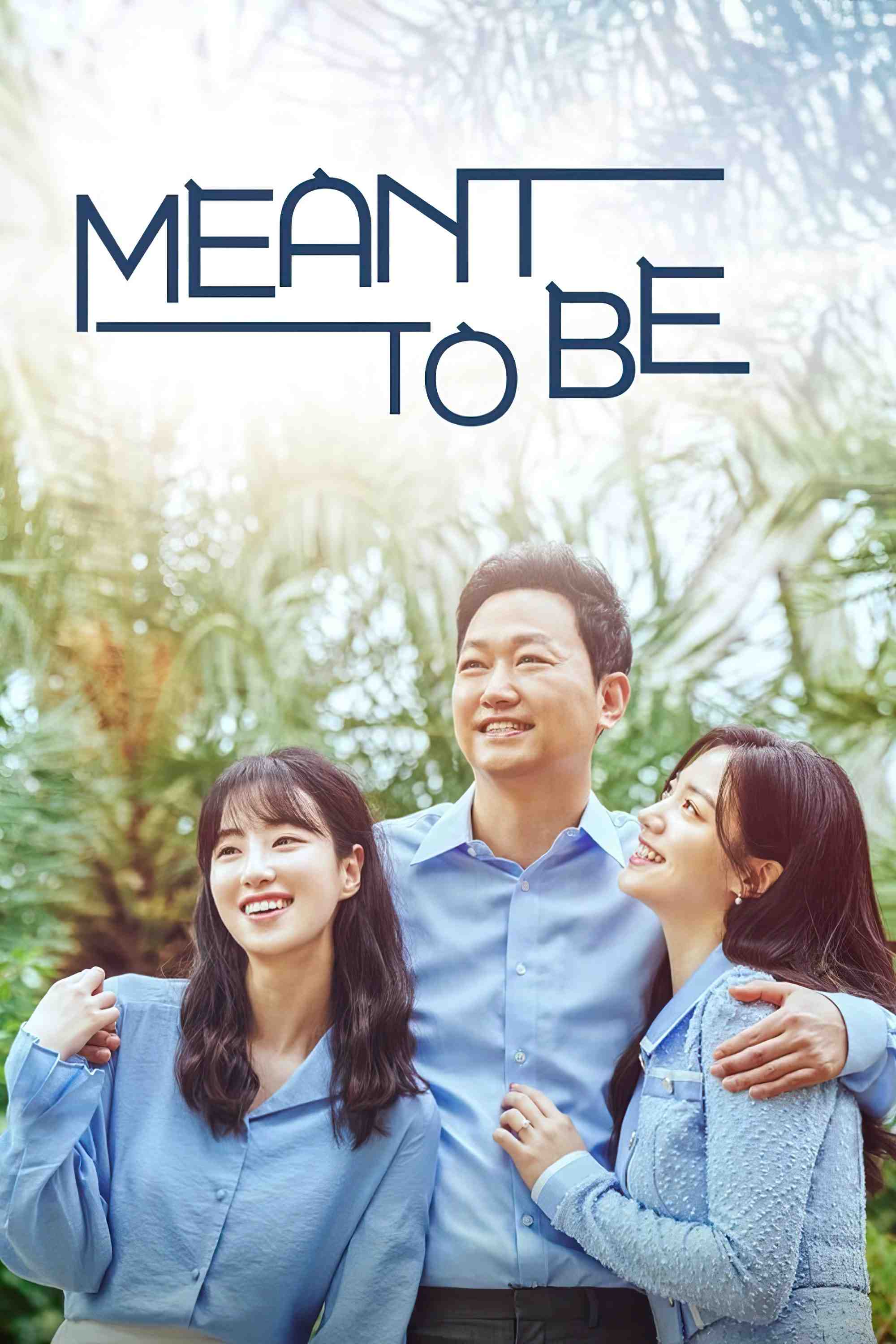 Poster chính thức của phim Phim Tâm Lý "Định Mệnh Ngang Trái" (Meant to Be - 2023), với sự tham gia của diễn viên Kim Yu-seok và Jeon Hye-yeon.