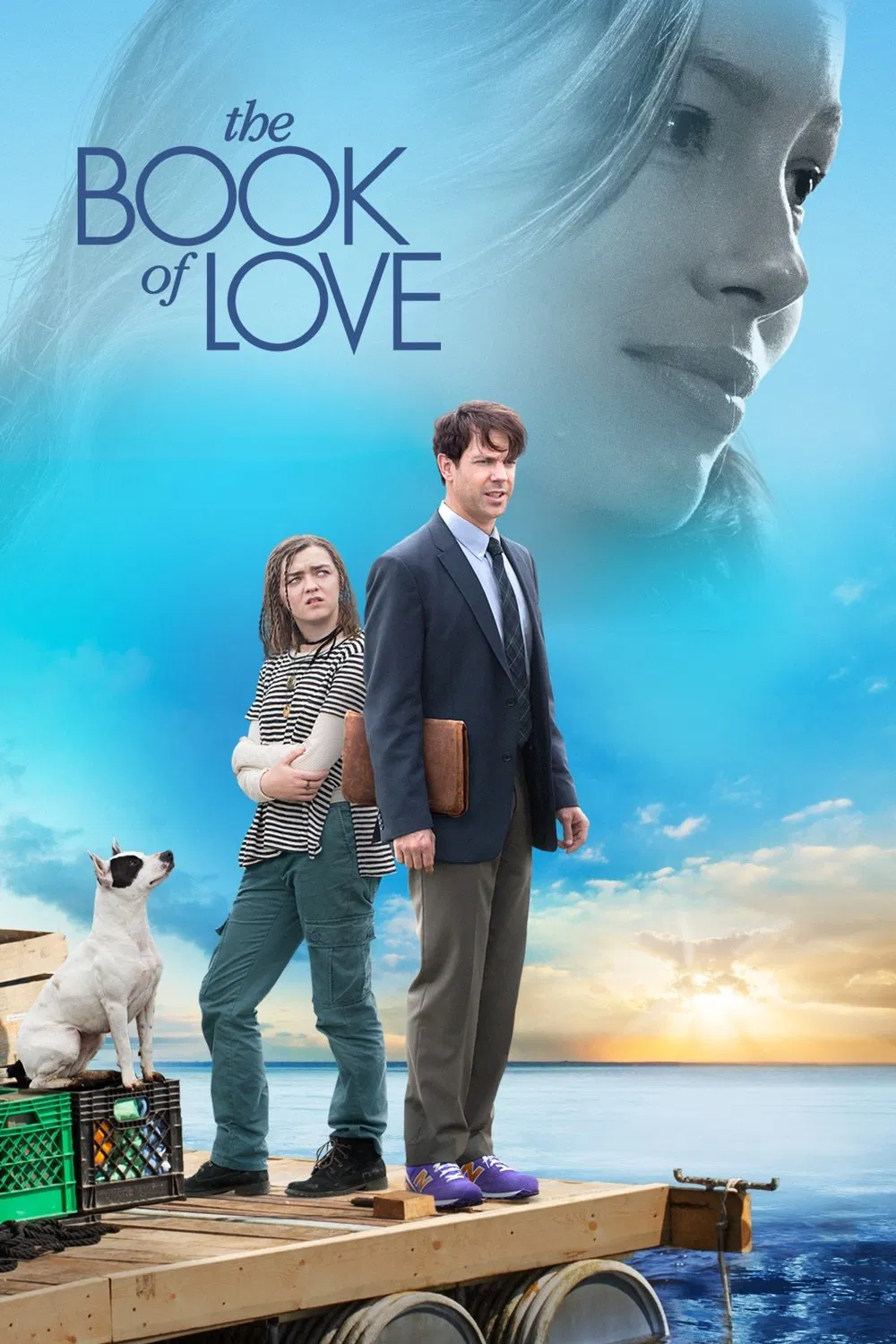 Poster chính thức của phim Phim Tâm Lý "Định Nghĩa Tình Yêu" (The Book of Love - 2017), với sự tham gia của diễn viên Jason Sudeikis và Maisie Williams.