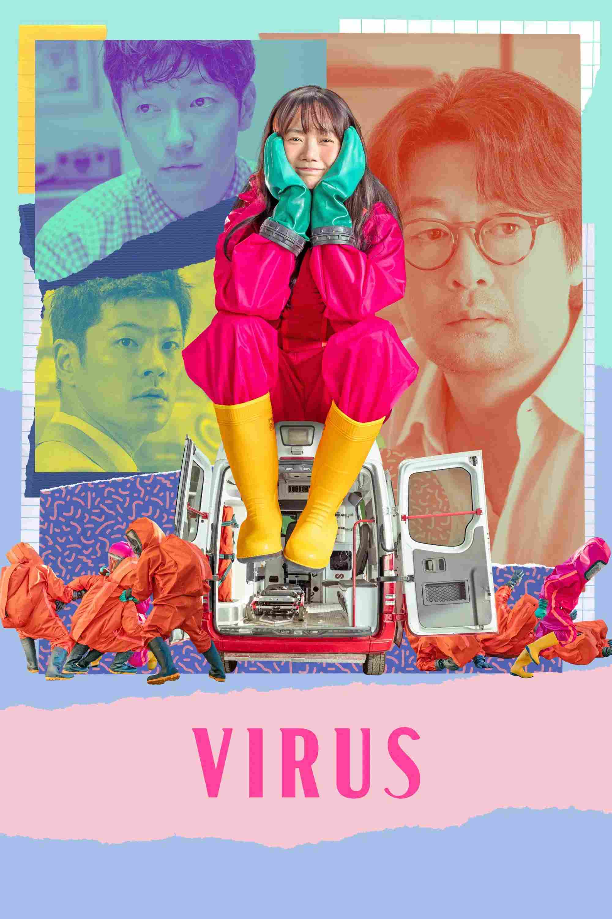 Poster chính thức của phim Phim Tâm Lý "Dính 'Thính' Là Yêu" (Virus - 2025), với sự tham gia của diễn viên Bae Doona và Kim Yun-seok.