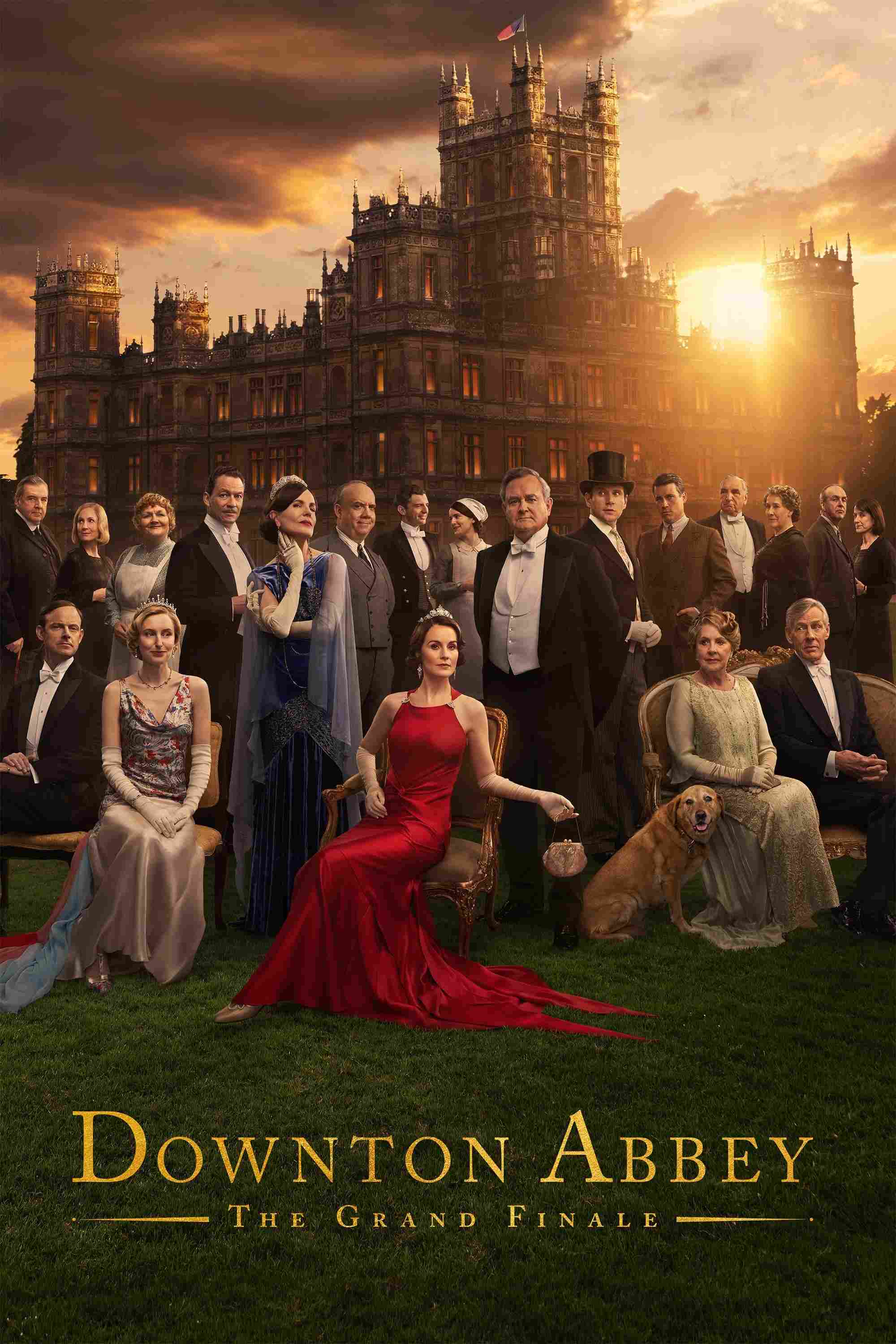 Poster chính thức của phim Phim Tâm Lý, Phim Tình Cảm "Dinh Thự Downton: Hồi Kết Huy Hoàng" (Downton Abbey: The Grand Finale - 2025), với sự tham gia của diễn viên Michelle Dockery và Joanne Froggatt.