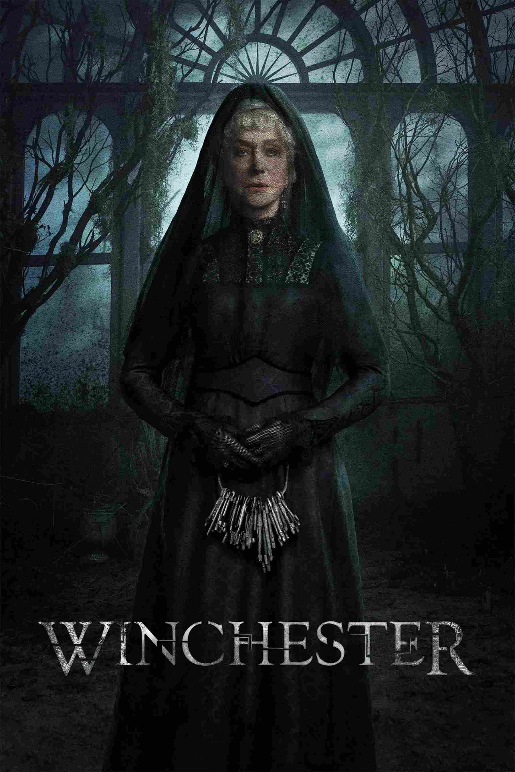 Poster chính thức của phim Phim Kinh Dị, Phim Giật Gân "Dinh Thự Winchester" (Winchester - 2018), với sự tham gia của diễn viên Jason Clarke và Helen Mirren.