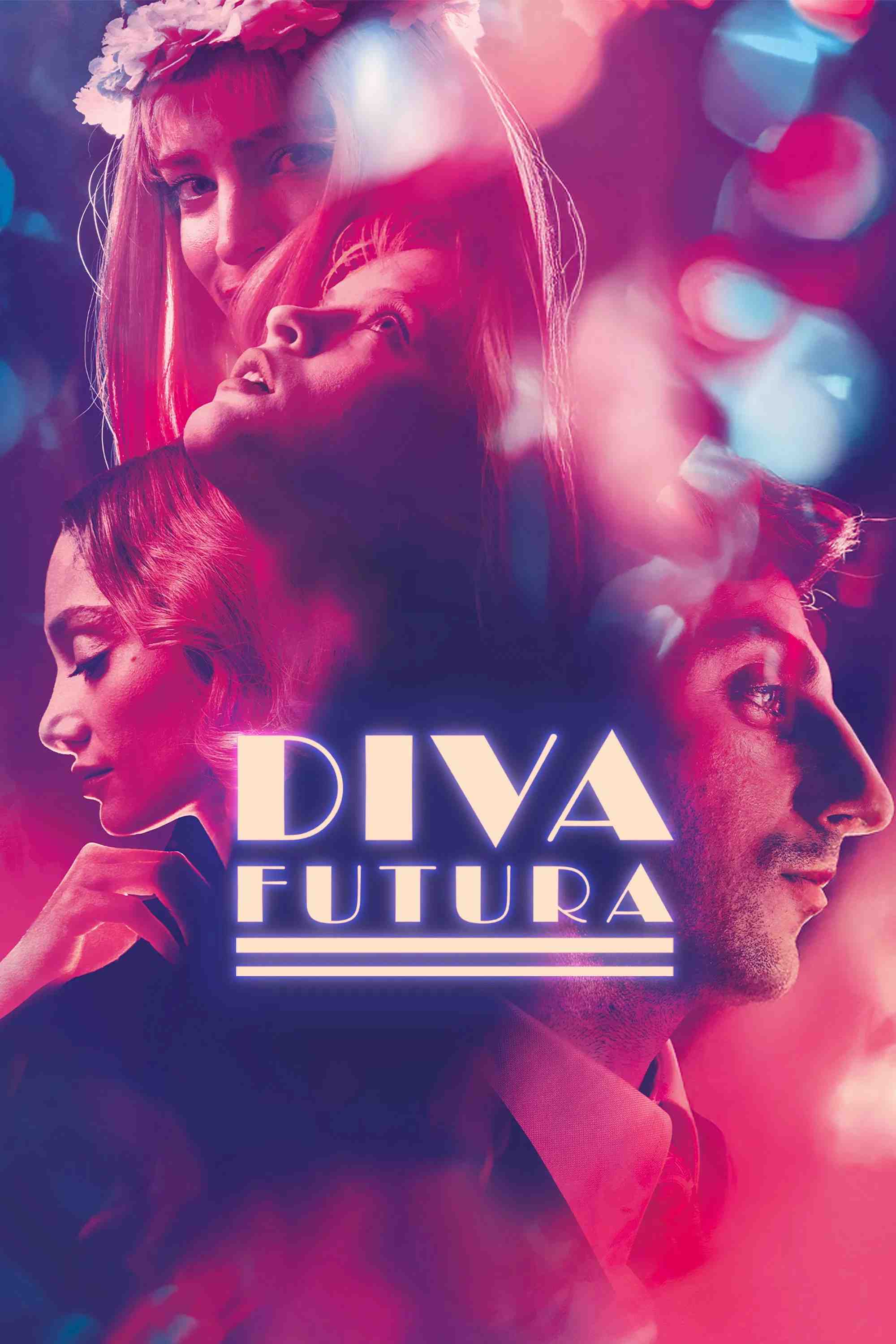 Poster chính thức của phim Phim Tâm Lý, Phim Tình Cảm "Diva Futura" (Diva Futura - 2025), với sự tham gia của diễn viên Pietro Castellitto và Barbara Ronchi.