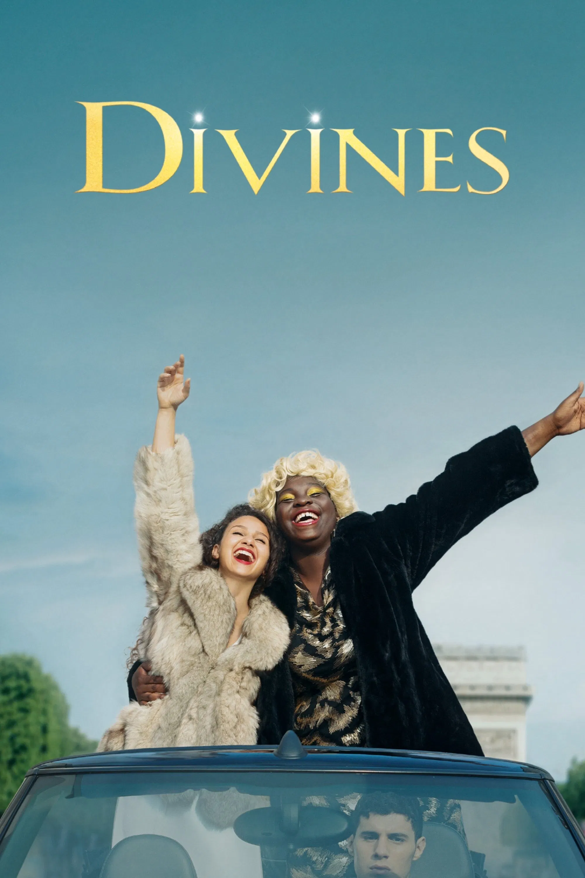 Poster chính thức của phim Phim Tâm Lý "Divines" (Divines - 2016), với sự tham gia của diễn viên Oulaya Amamra và Déborah Lukumuena.