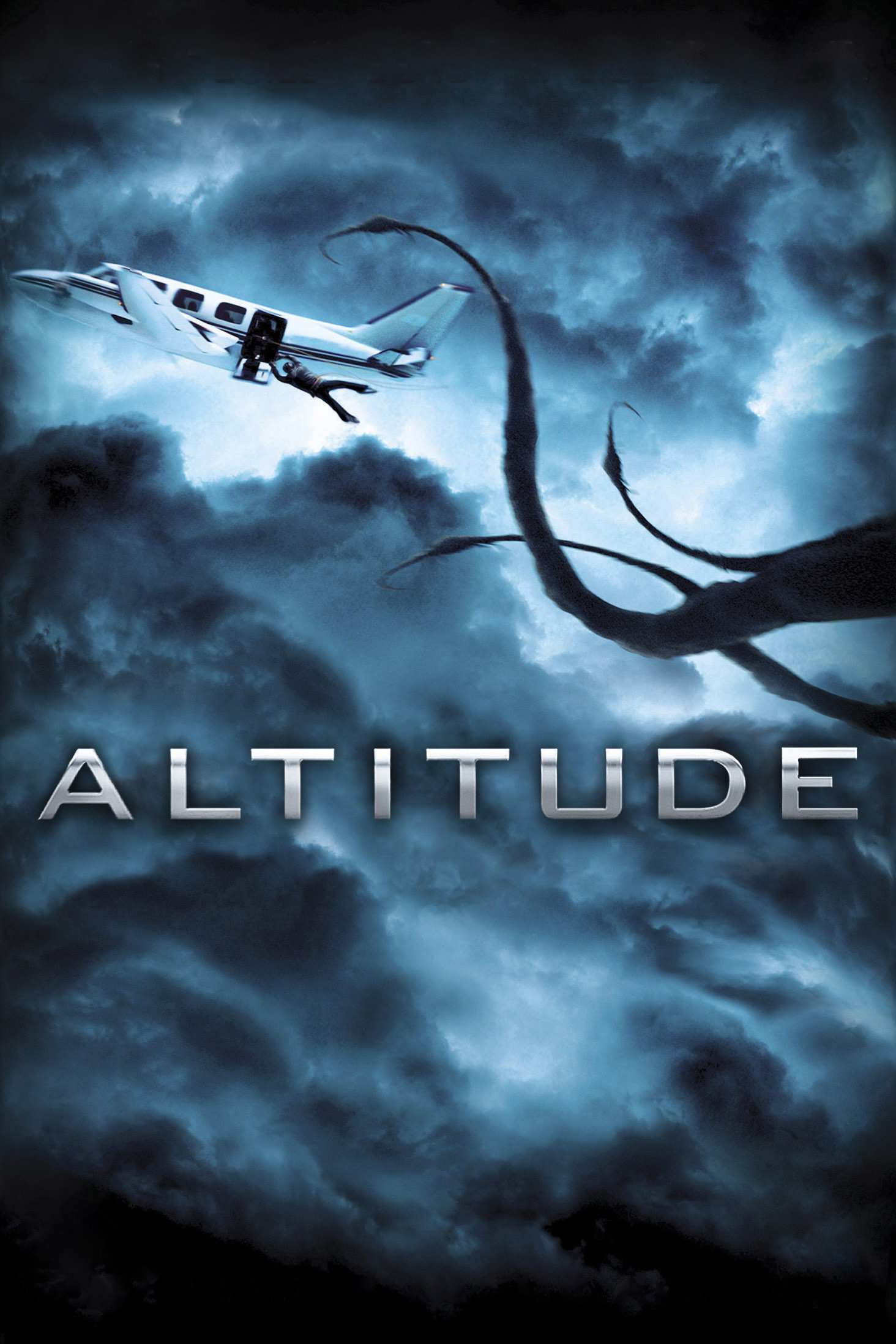 Poster chính thức của phim Phim Kinh Dị, Phim Bí Ẩn "Độ Cao" (Altitude - 2010), với sự tham gia của diễn viên Jessica Lowndes và Julianna Guill.
