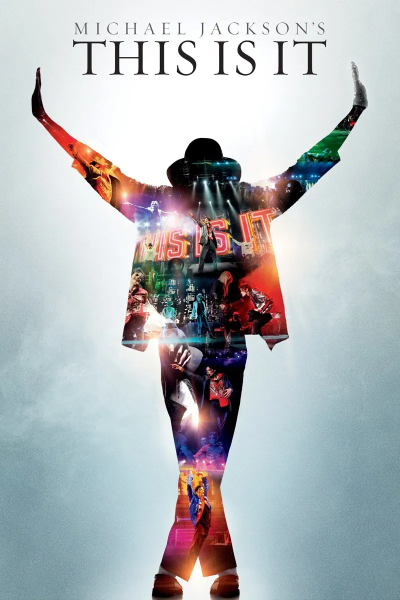 Poster chính thức của phim Phim Ca Nhạc, Phim Tài Liệu "Đó Là Anh" (This Is It - 2009), với sự tham gia của diễn viên Michael Jackson và Orianthi.