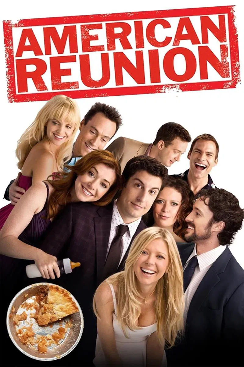 Poster chính thức của phim Phim Hài "Đoàn tụ kiểu Mỹ" (American Reunion - 2012), với sự tham gia của diễn viên Jason Biggs và Alyson Hannigan.