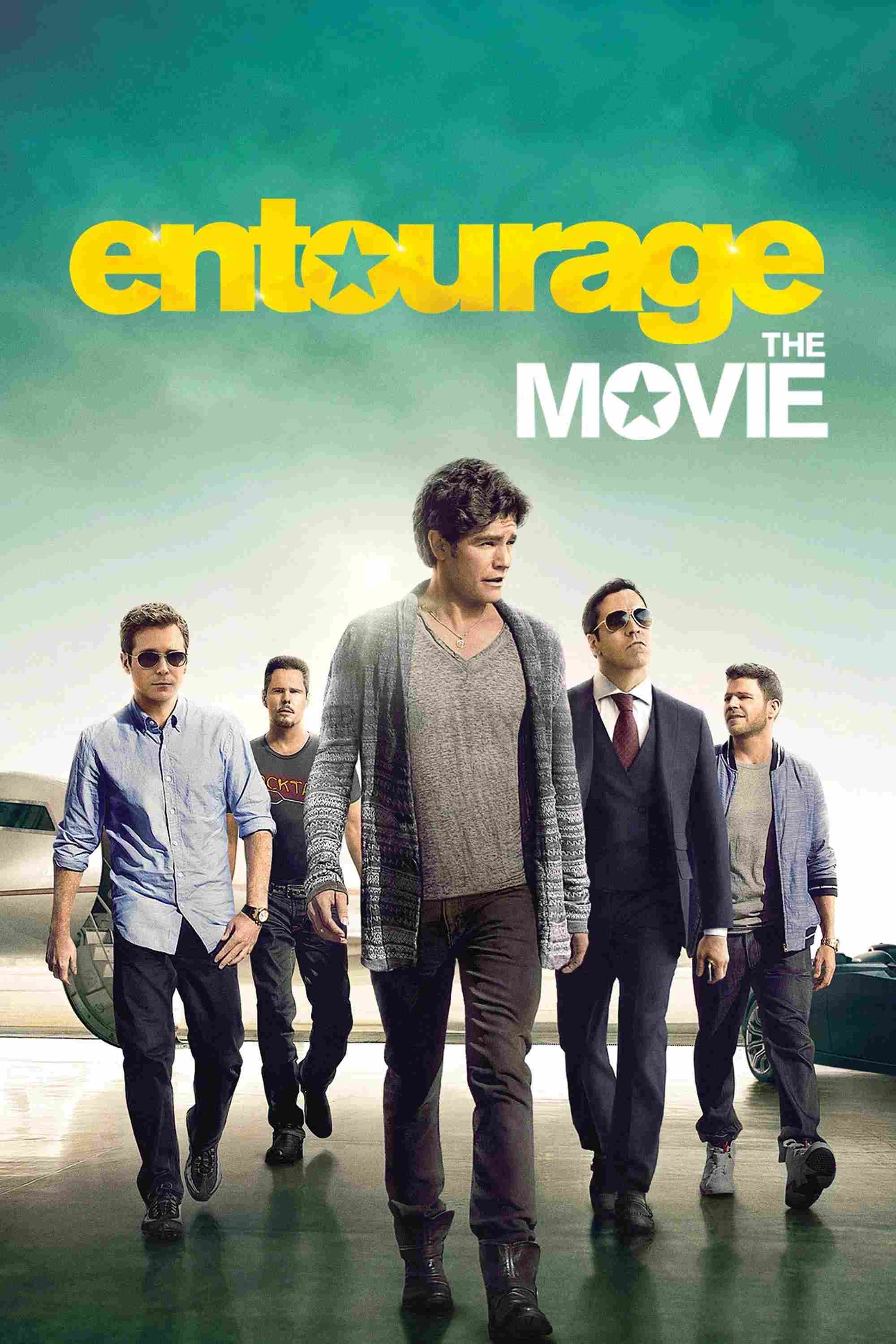 Poster chính thức của phim Phim Hài, Phim Tâm Lý "Đoàn Tùy Tùng" (Entourage - 2015), với sự tham gia của diễn viên Kevin Connolly và Adrian Grenier.
