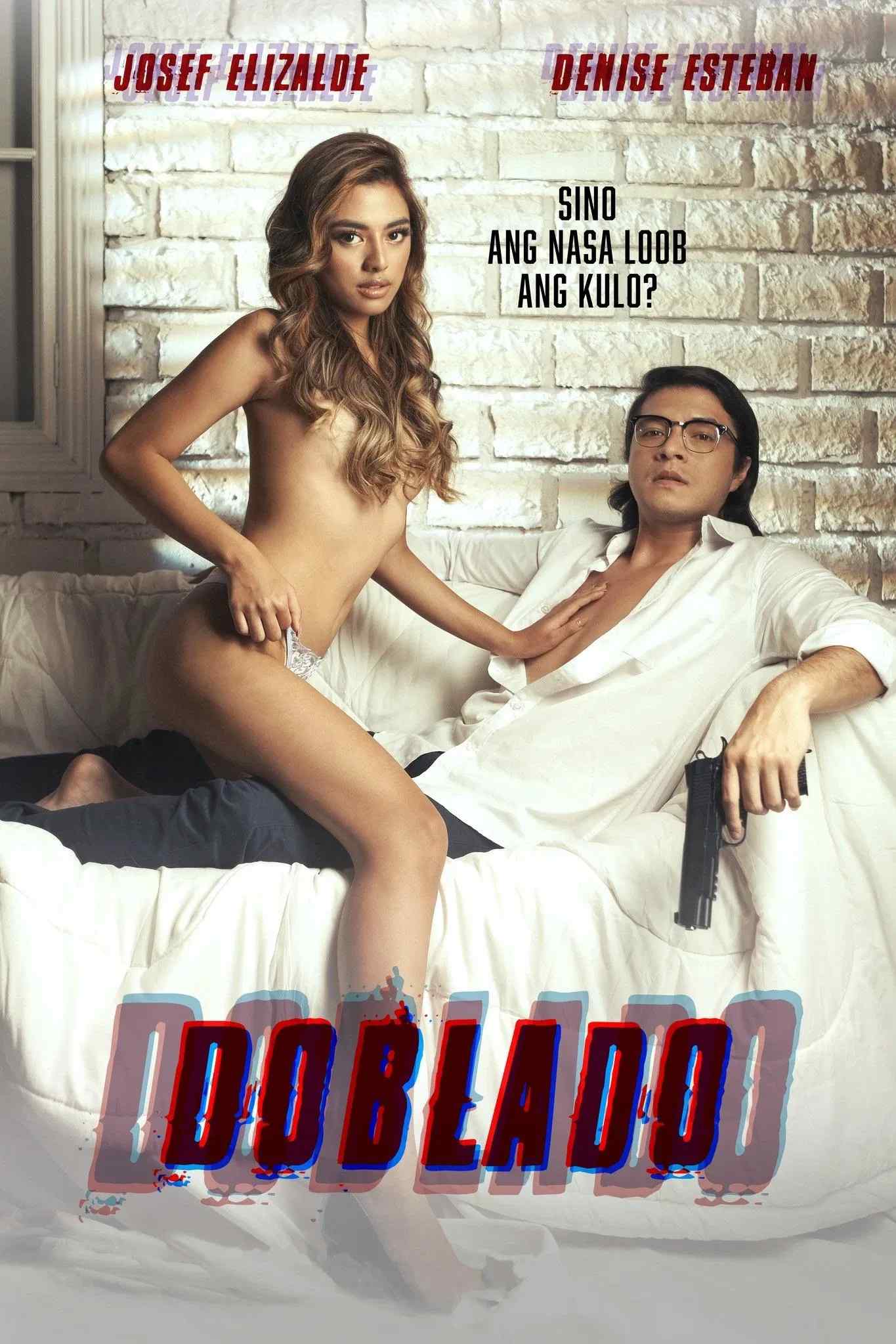 Poster chính thức của phim Phim Giật Gân "Doblado" (Doblado - 2022), với sự tham gia của diễn viên Denise Esteban và Mark Anthony Fernandez.