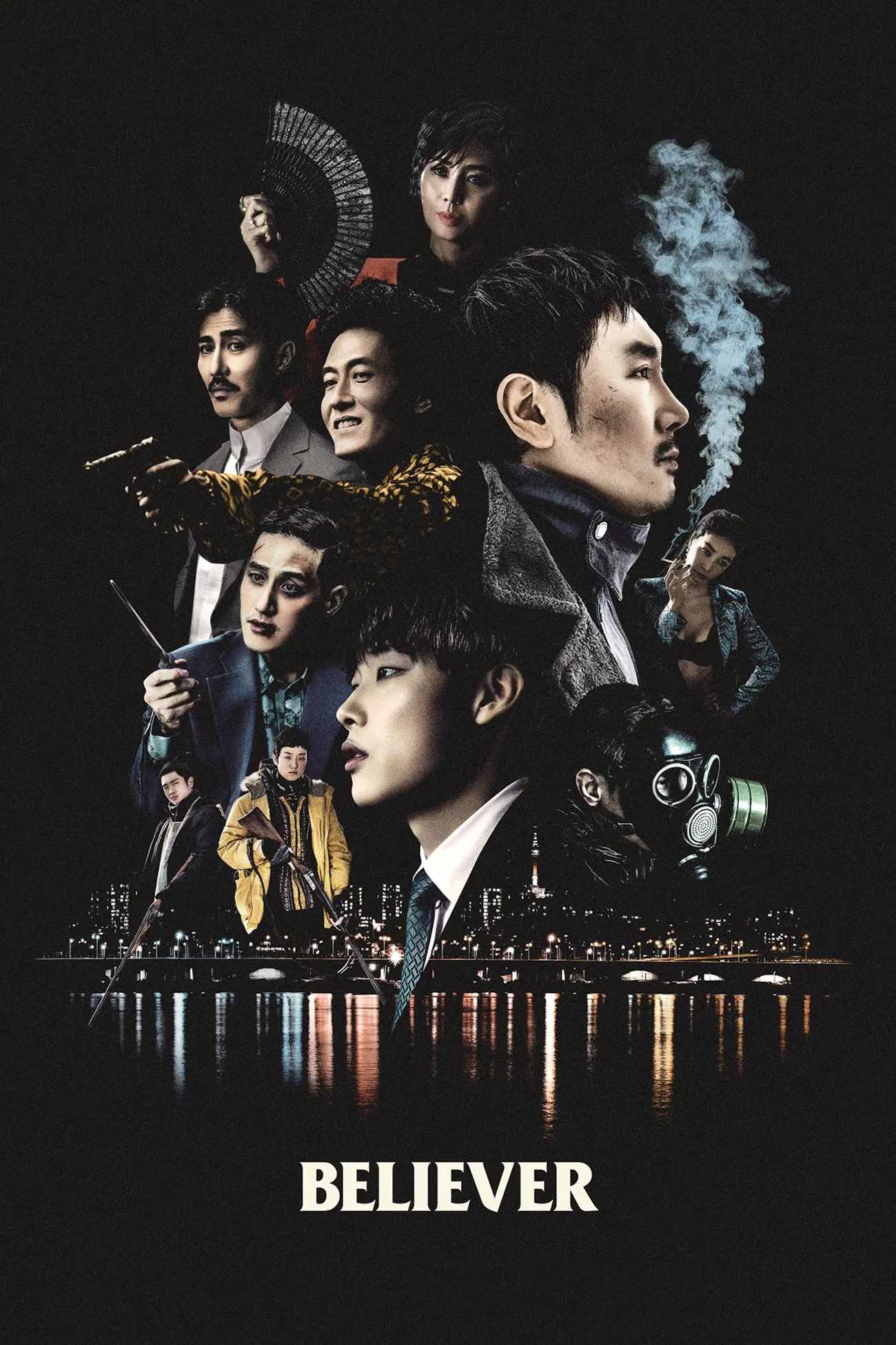 Poster chính thức của phim Phim Hình Sự, Phim Hành Động "Độc chiến" (Believer - 2018), với sự tham gia của diễn viên Cho Jin-woong và Ryu Jun-yeol.