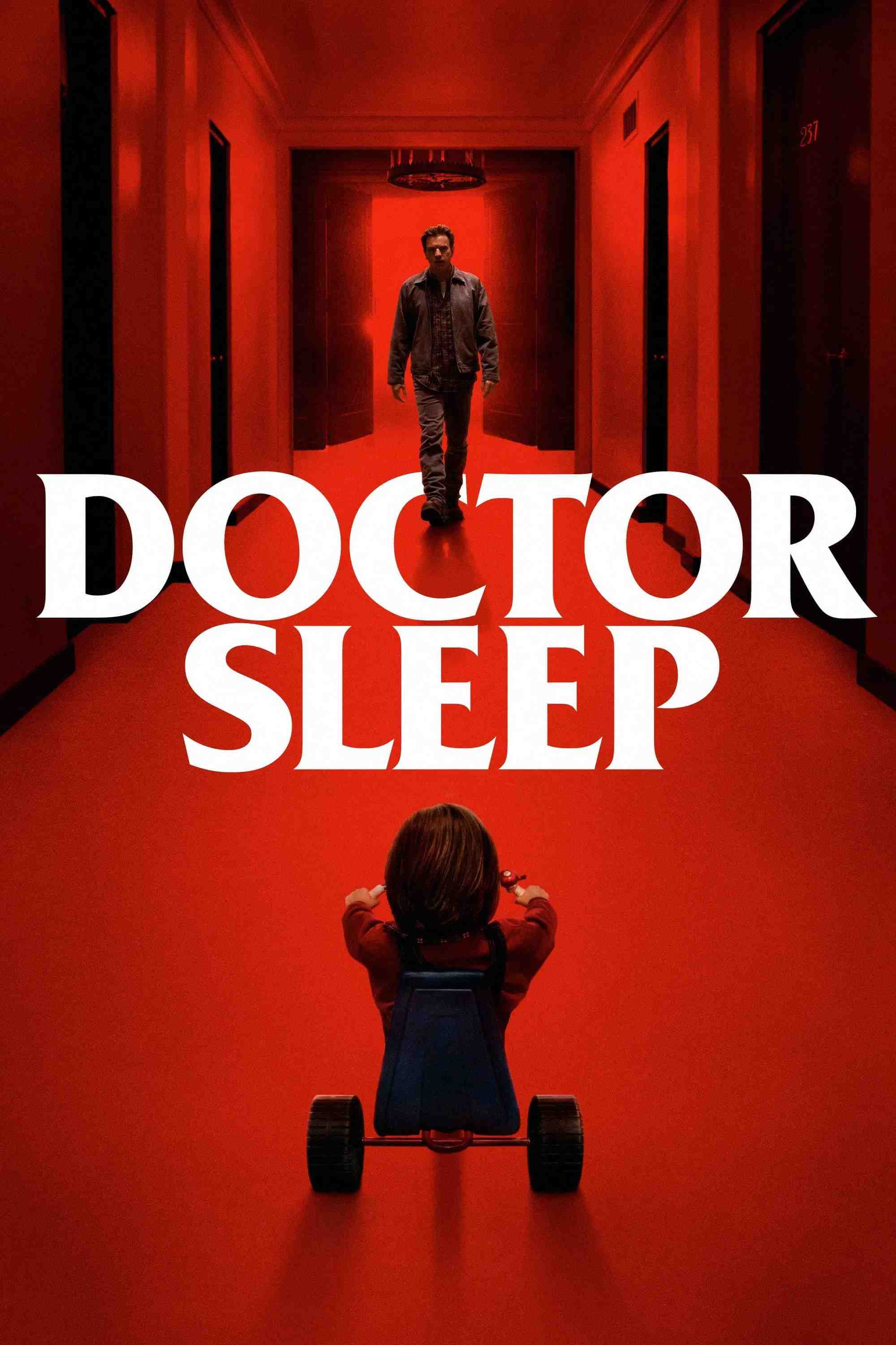 Poster chính thức của phim Phim Kinh Dị, Phim Giả Tượng "Doctor Sleep: Ký Ức Kinh Hoàng" (Doctor Sleep - 2019), với sự tham gia của diễn viên Ewan McGregor và Rebecca Ferguson.