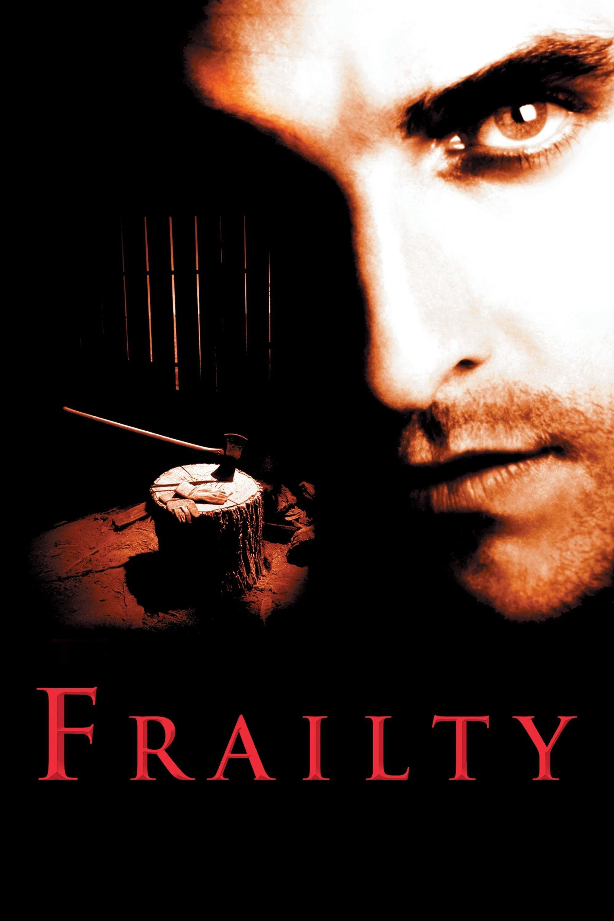 Poster chính thức của phim Phim Tâm Lý, Phim Giật Gân "Đồi Bại" (Frailty - 2002), với sự tham gia của diễn viên Bill Paxton và Matthew McConaughey.