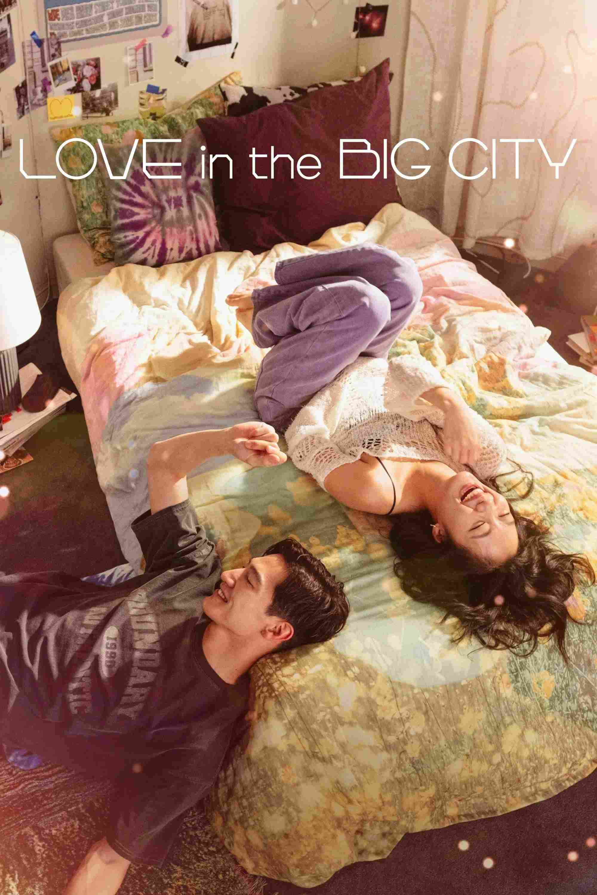 Poster chính thức của phim Phim Tình Cảm, Phim Tâm Lý "Đôi Bạn Học Yêu" (Love in the Big City - 2024), với sự tham gia của diễn viên Kim Go-eun và Steve Sanghyun Noh.