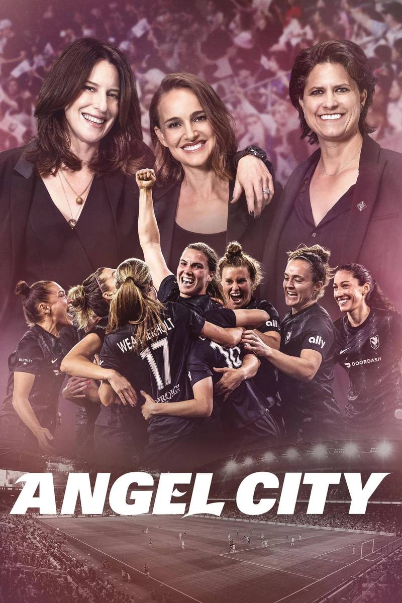 Poster chính thức của phim Phim Tài Liệu "Đội Bóng Angel City" (Angel City - 2023).