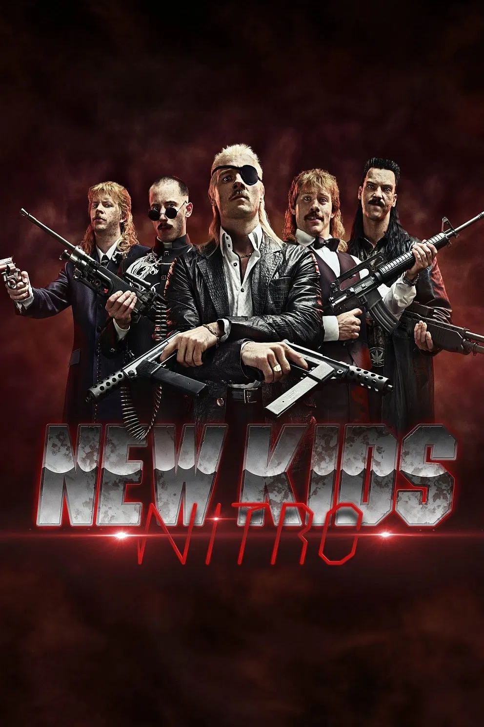 Poster chính thức của phim Phim Hành Động, Phim Hài "Đội Chống Thây Ma" (New Kids Nitro - 2011), với sự tham gia của diễn viên Tim Haars và Huub Smit.