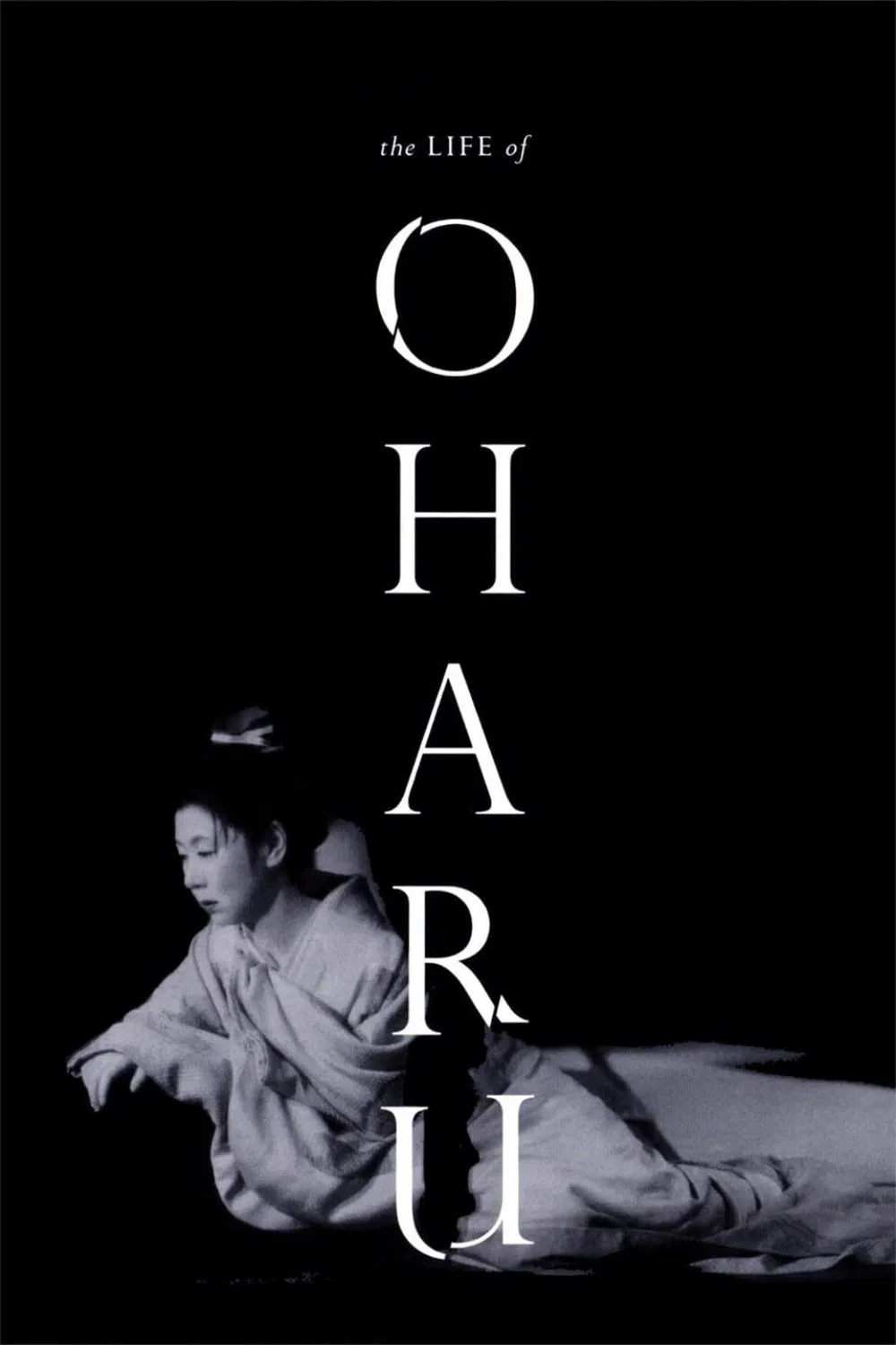 Poster chính thức của phim Phim Tâm Lý "Đời Du Nữ" (The Life of Oharu - 1952), với sự tham gia của diễn viên Kinuyo Tanaka và Ichirō Sugai.