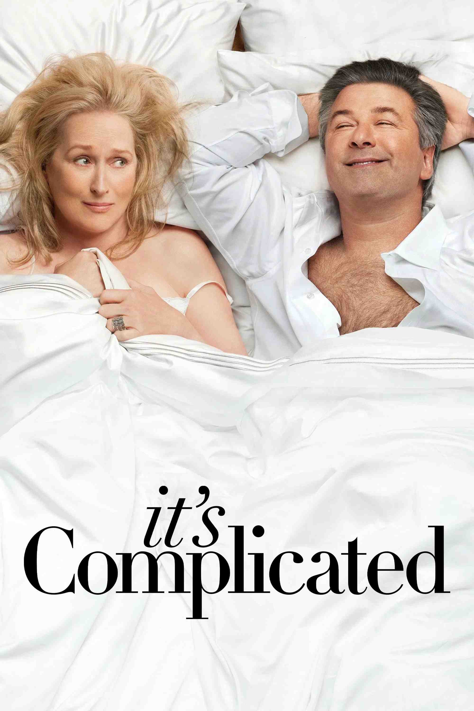 Poster chính thức của phim Phim Hài, Phim Tình Cảm "Đời Đúng Là Rắc Rối" (It's Complicated - 2009), với sự tham gia của diễn viên Meryl Streep và Alec Baldwin.