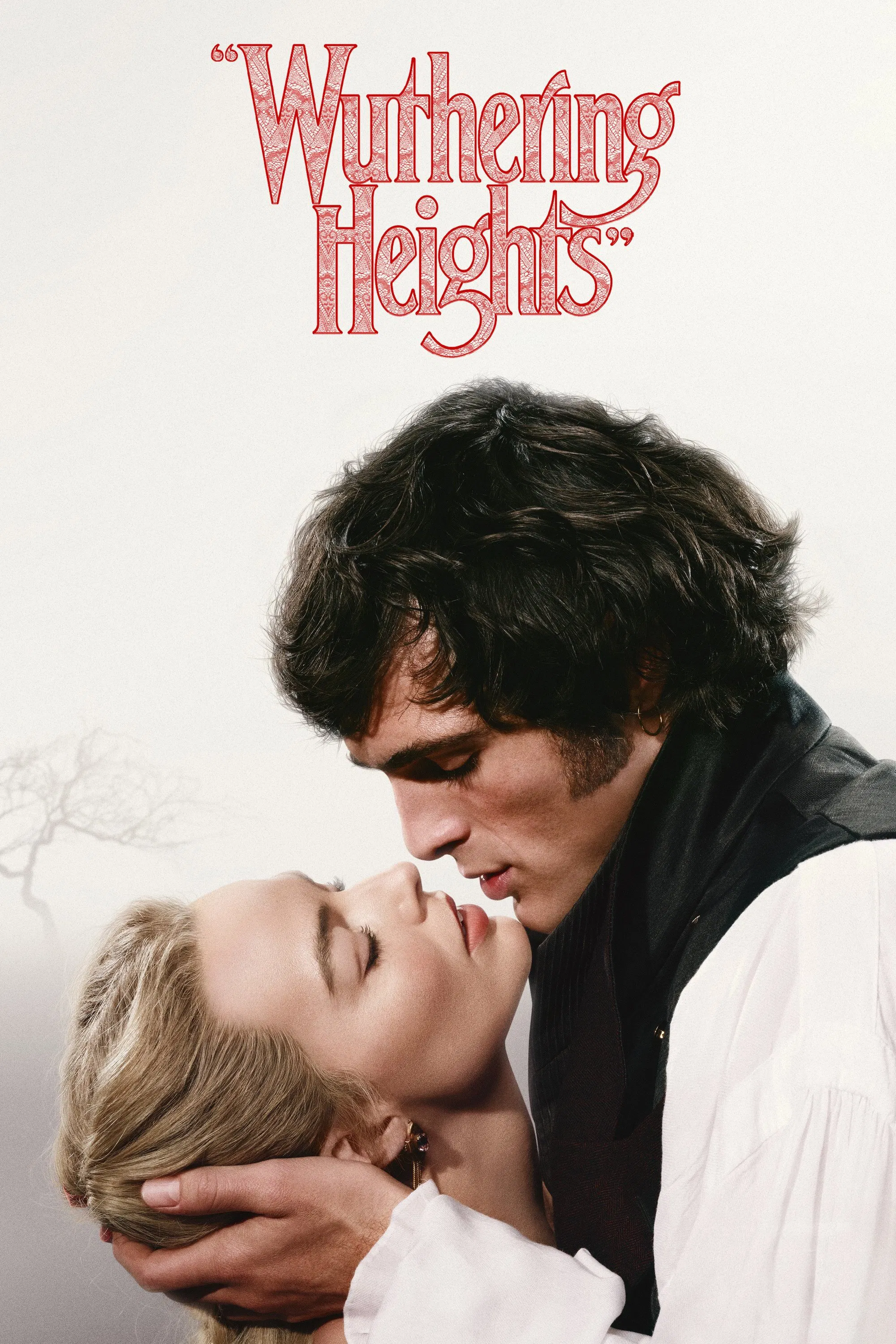 Poster chính thức của phim Phim Tâm Lý, Phim Tình Cảm ""Đồi Gió Hú"" ("Wuthering Heights" - 2026), với sự tham gia của diễn viên Margot Robbie và Jacob Elordi.