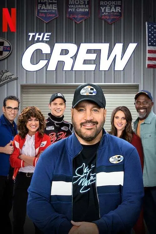 Poster chính thức của phim Phim Hài "Đội kỹ thuật" (The Crew - 2021), với sự tham gia của diễn viên Kevin James và Jillian Mueller.