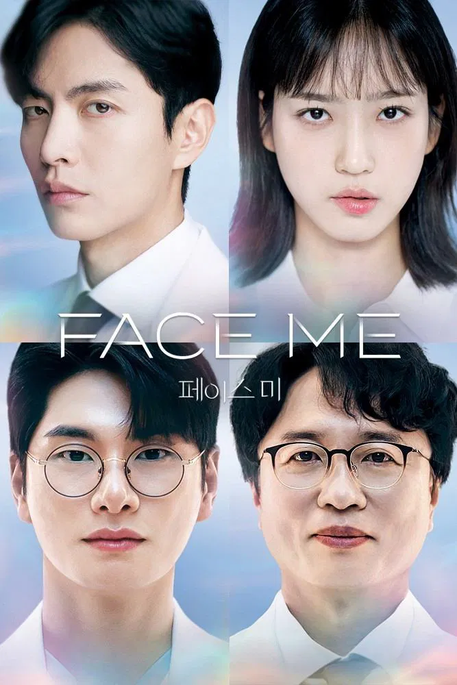 Poster chính thức của phim Phim Tâm Lý, Phim Bí Ẩn "Đối Mặt" (Face Me - 2024), với sự tham gia của diễn viên Lee Min-ki và Han Ji-hyeon.