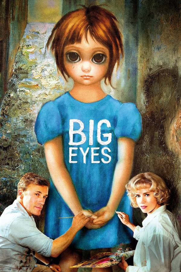Poster chính thức của phim Phim Tâm Lý "Đôi Mắt To" (Big Eyes - 2014), với sự tham gia của diễn viên Amy Adams và Christoph Waltz.