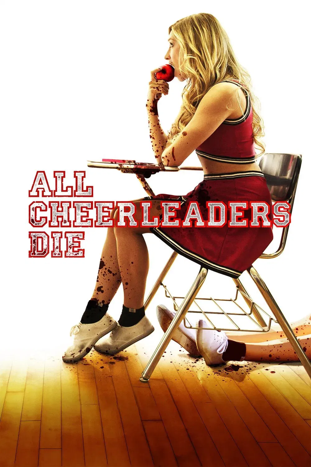 Poster chính thức của phim Phim Kinh Dị, Phim Giật Gân "Đội Nữ Cổ Động Ma" (All Cheerleaders Die - 2013), với sự tham gia của diễn viên Caitlin Stasey và Sianoa Smit-McPhee.