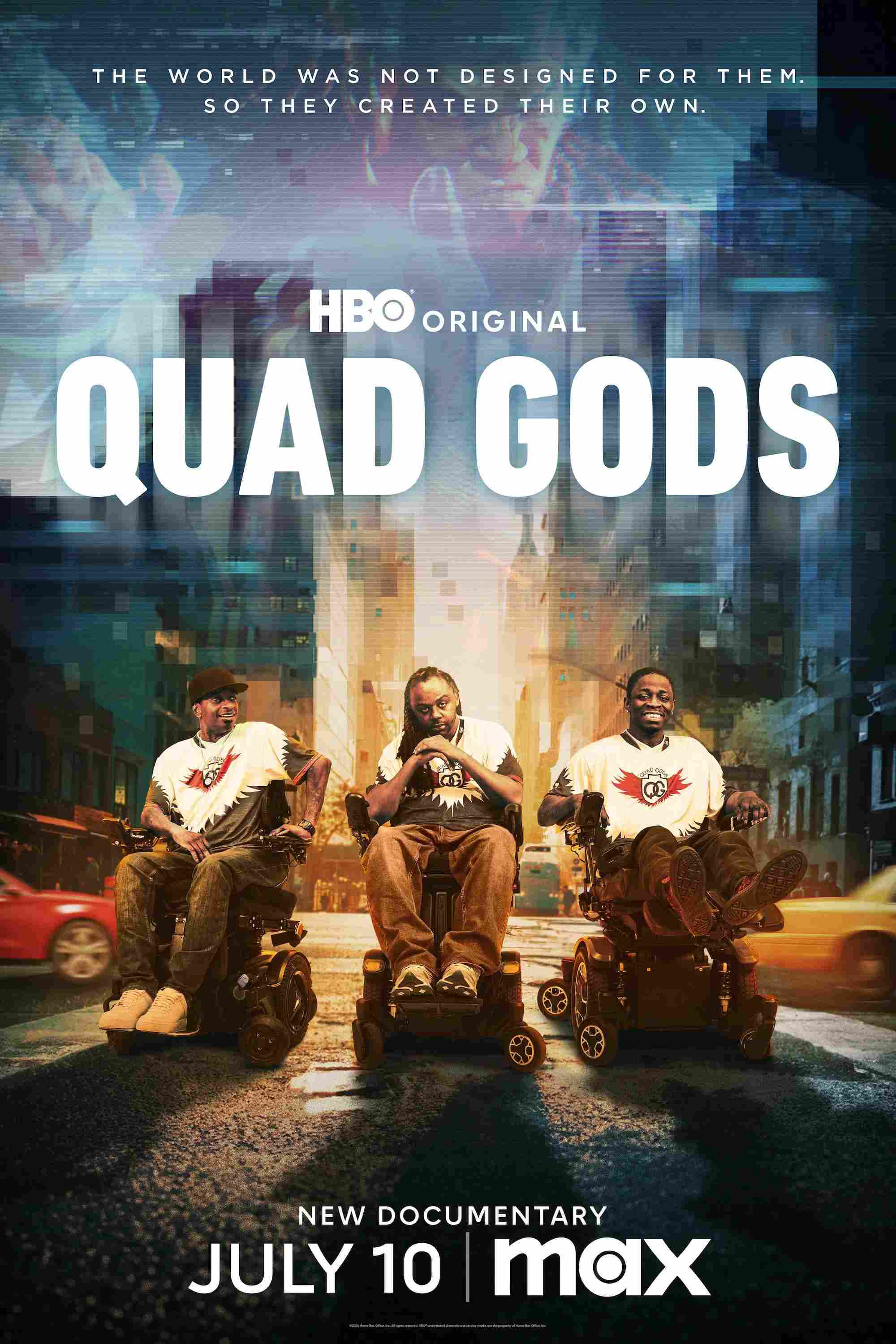 Poster chính thức của phim Phim Tài Liệu "Đội Quad Gods" (Quad Gods - 2024).