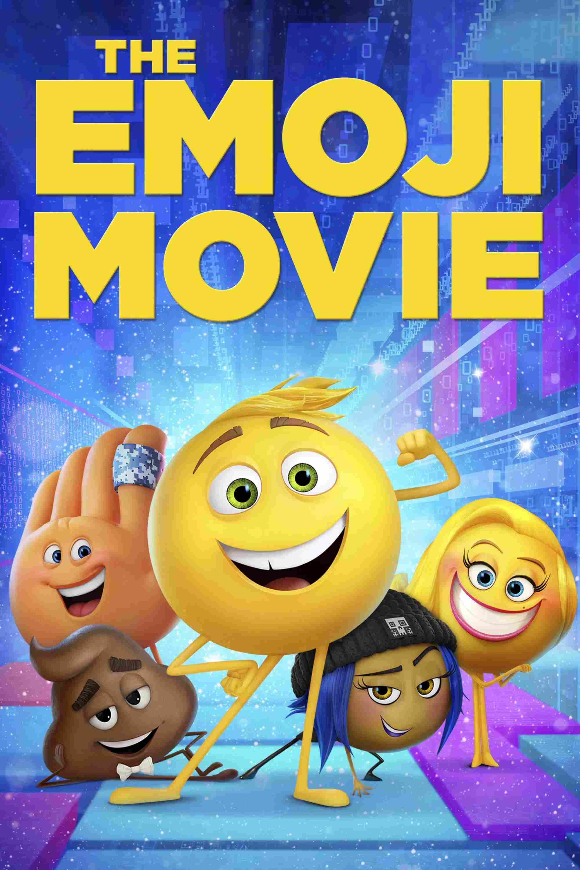 Poster chính thức của phim Phim Hoạt Hình, Phim Gia Đình "Đội Quân Cảm Xúc" (The Emoji Movie - 2017), với sự tham gia của diễn viên T.J. Miller và James Corden.