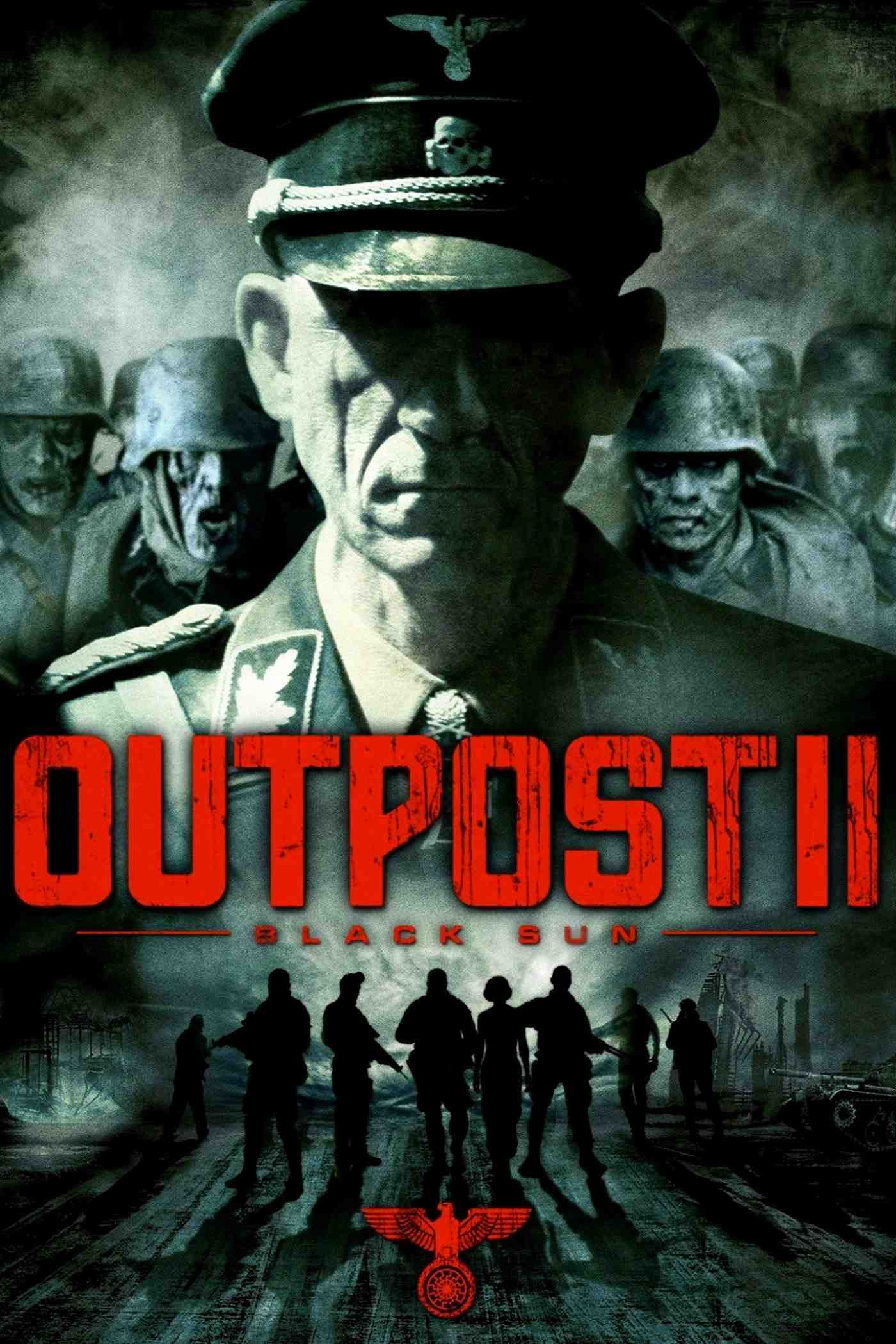 Poster chính thức của phim Phim Hành Động, Phim Kinh Dị "Đội Quân Địa Ngục" (Outpost: Black Sun - 2012), với sự tham gia của diễn viên Catherine Steadman và Richard Coyle.